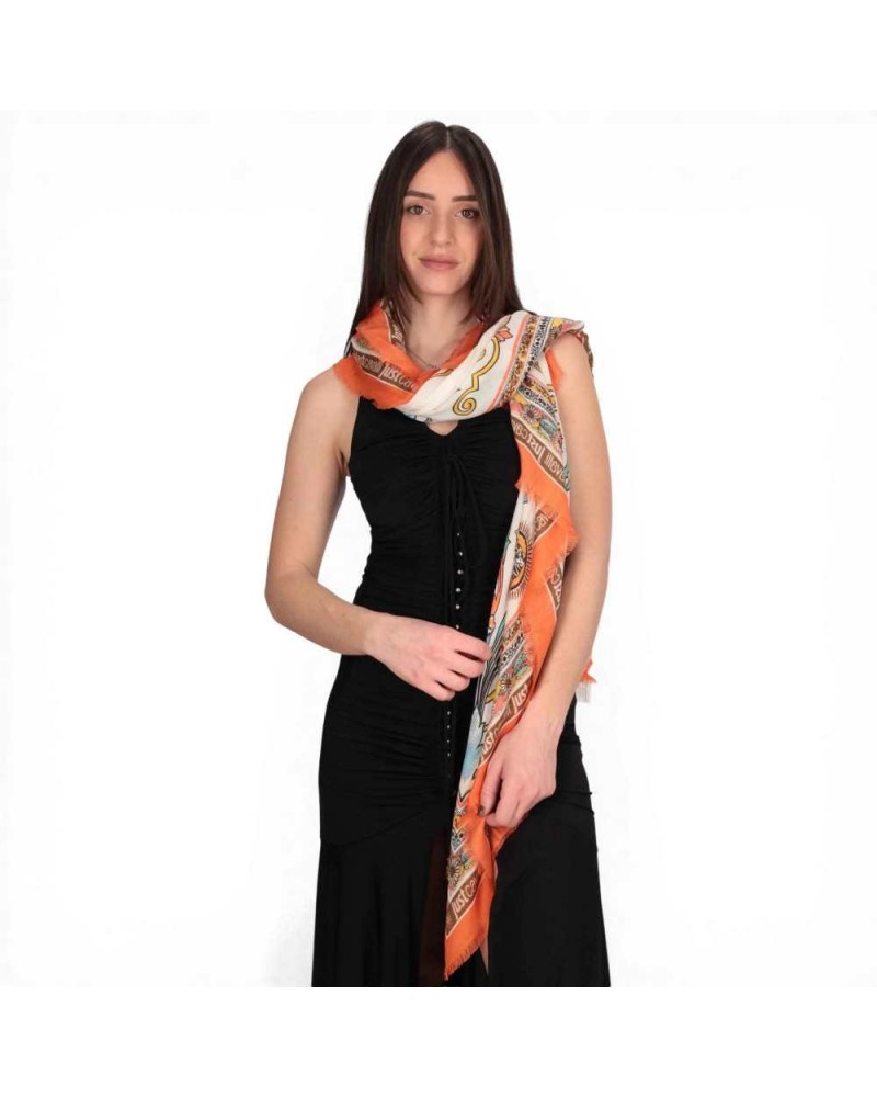 Just Cavalli Pashmina jc Afdrukken Seizoengebonden vrouw Meerkleurig in Modal