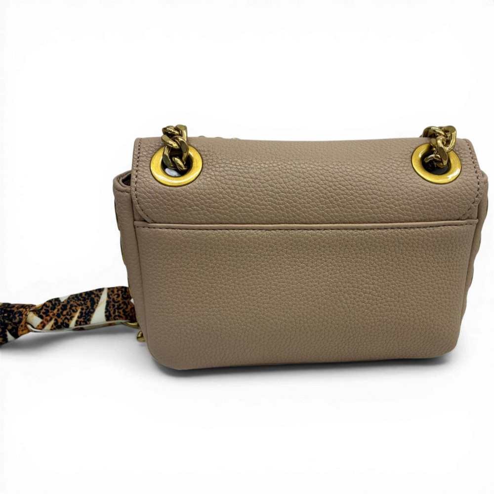 Just cavalli Borsa a tracolla Foulard Eyelets Donna Naturale in Similpelle