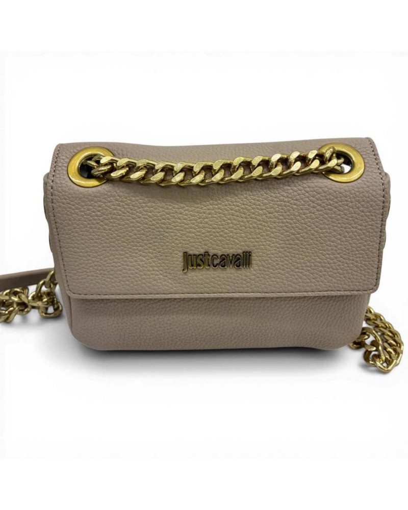Just cavalli Borsa a tracolla Foulard Eyelets Donna Naturale in Similpelle