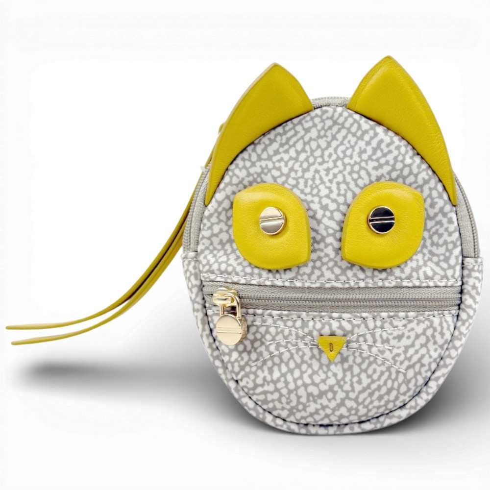 Card holders Cat Borbonese Recycled fabric op - 91020071-AH1-001