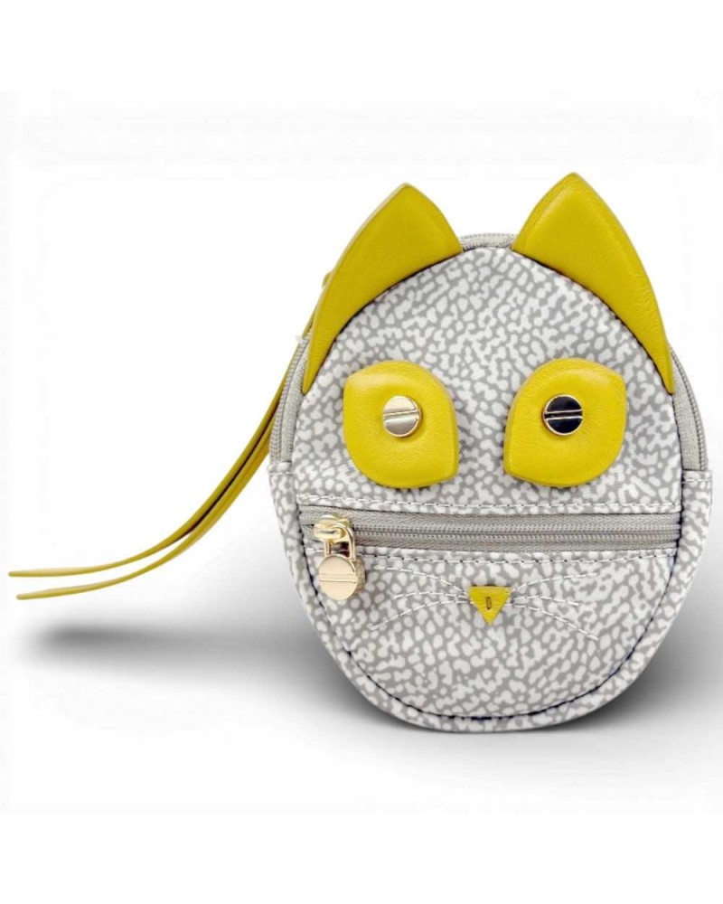 Card holders Cat Borbonese Recycled fabric op - 91020071-AH1-001