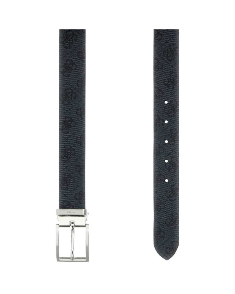 Guess Milano Reversible & Adjustable belt H35 Adjustable and Reversible Black Man in True Leather