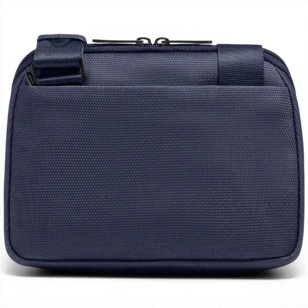 Piquadro Borsello S143 Unisex blauw leer en horizontale stof