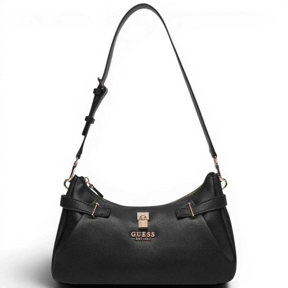 Guess Bolsa de hombro Yesba bolso de hombro Mujer negro en material sintético con cremallera