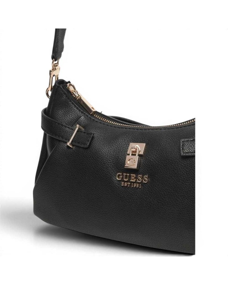 Guess Bolsa de hombro Yesba bolso de hombro Mujer negro en material sintético con cremallera