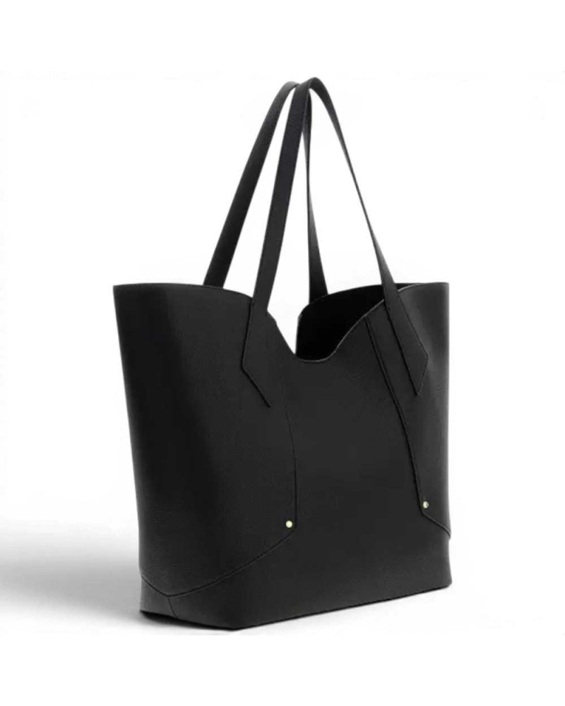 Guess Sac à main Darcy Large 2 en 1 Tote Noir Femme en Matière Synthétique avec Pochette Intérieure et Logo