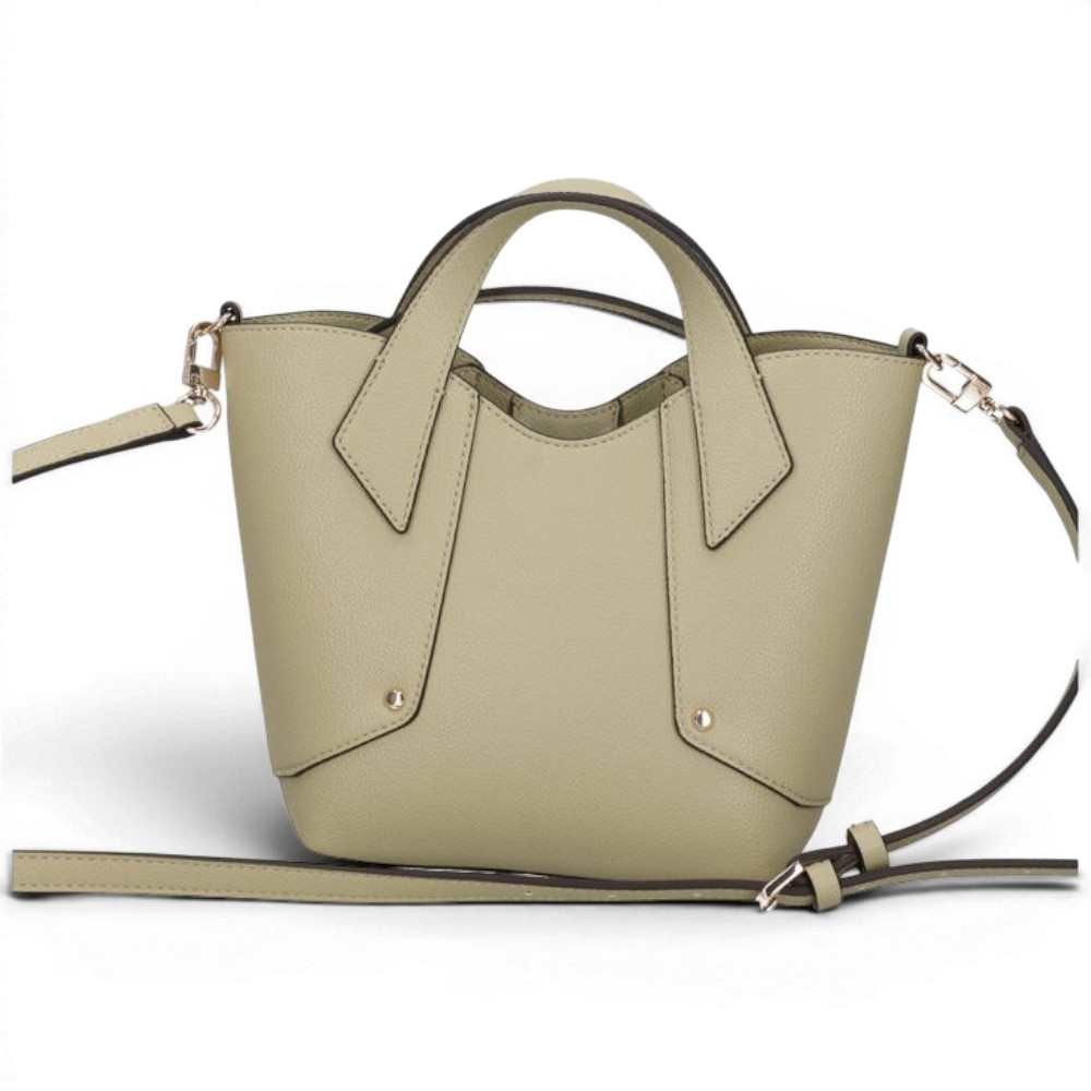 Guess Darcy Mini Tote Frau Sage Handtasche aus synthetischem Material mit Logo 4G und Schultergurt