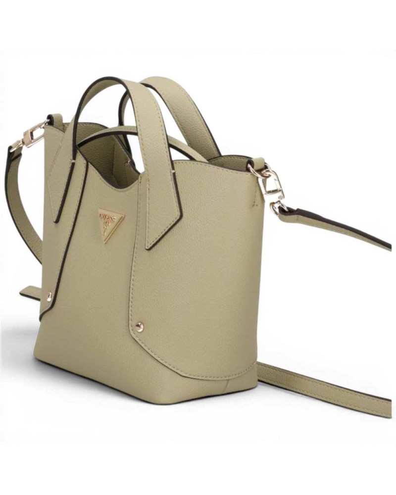 Guess Darcy Mini Tote Frau Sage Handtasche aus synthetischem Material mit Logo 4G und Schultergurt