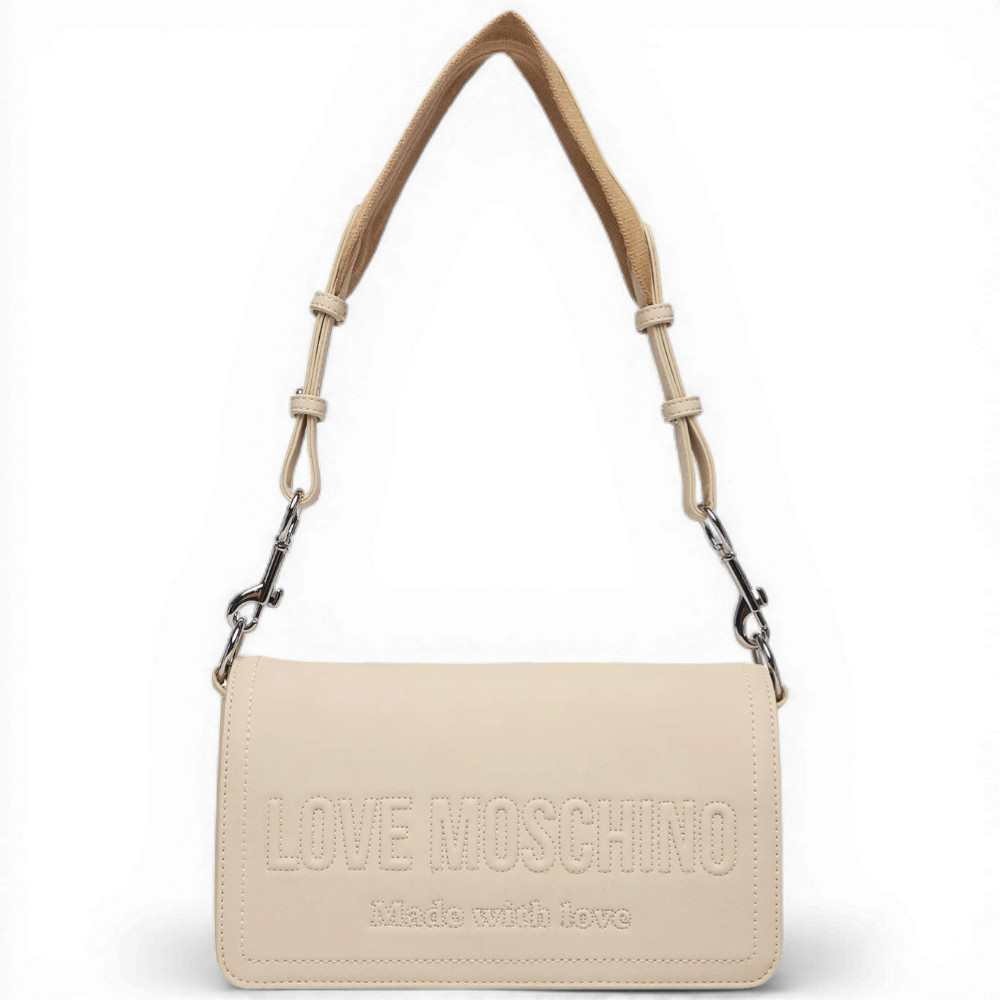 Love Moschino Borsa Grs Donna Avorio in Sintetico