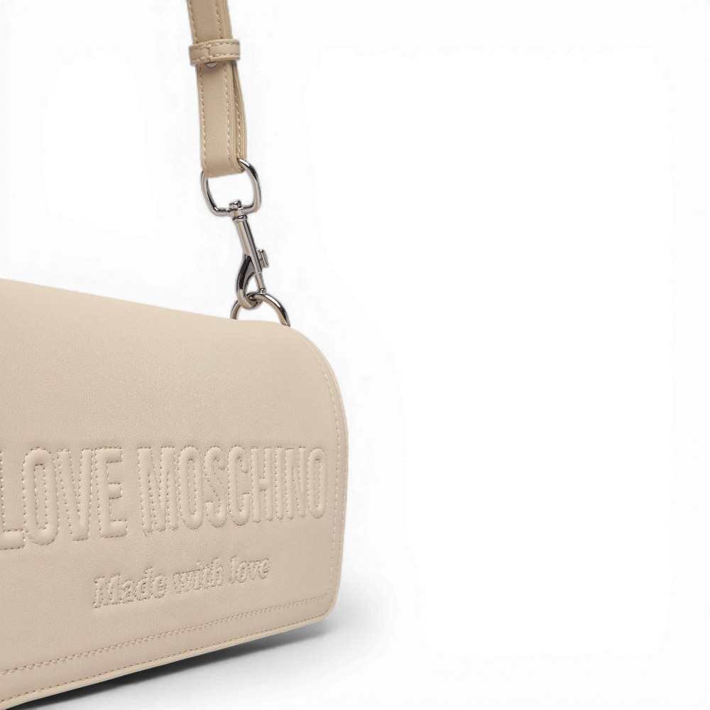 Love Moschino Borsa Grs Donna Avorio in Sintetico