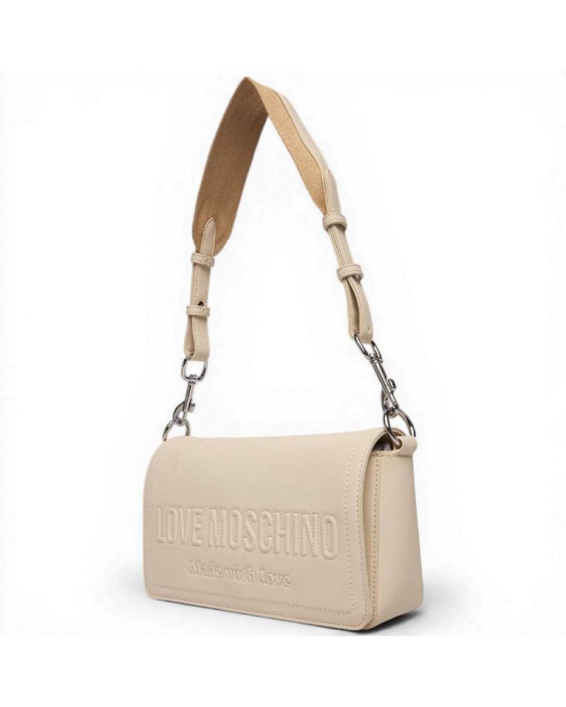 Love Moschino Borsa Grs Donna Avorio in Sintetico