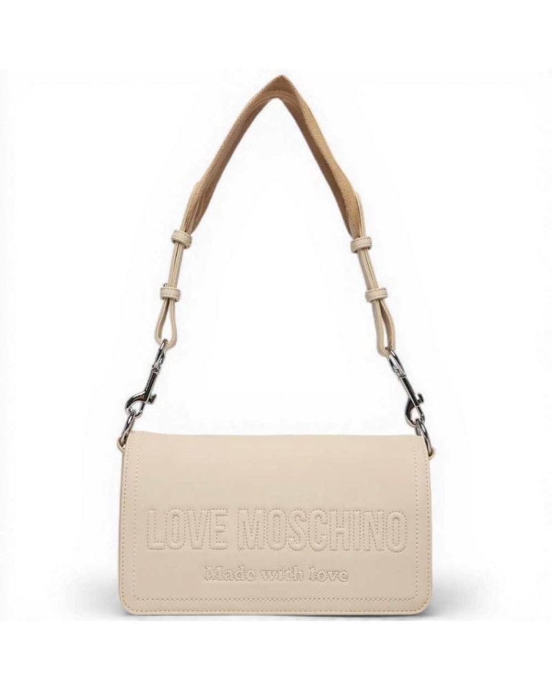 Love Moschino Borsa Grs Donna Avorio in Sintetico