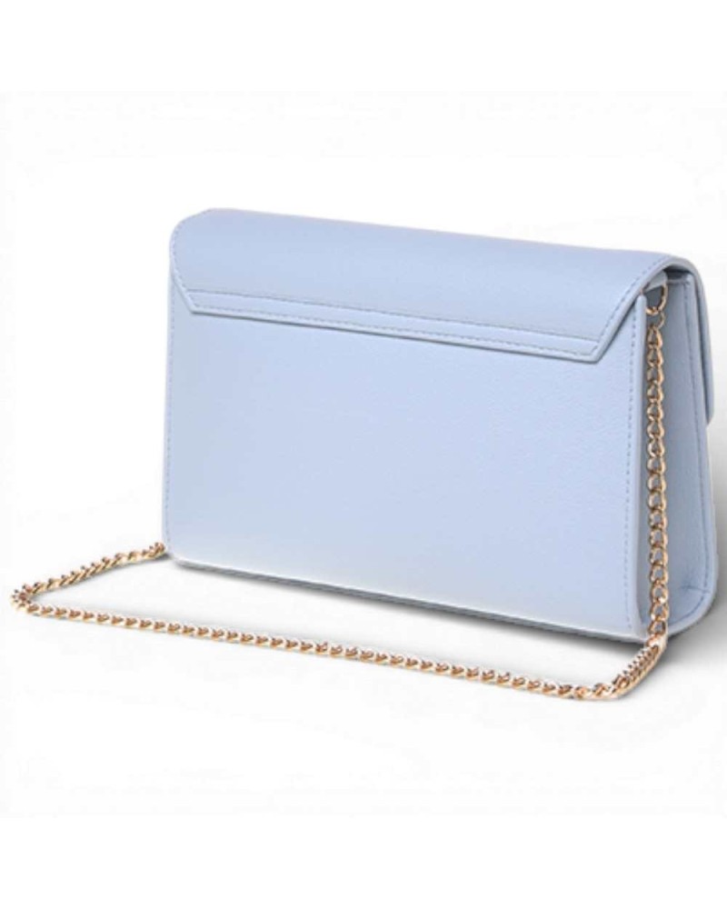 Love Moschino Borsetta Donna Celeste in Ecopelle con Logo Dorato