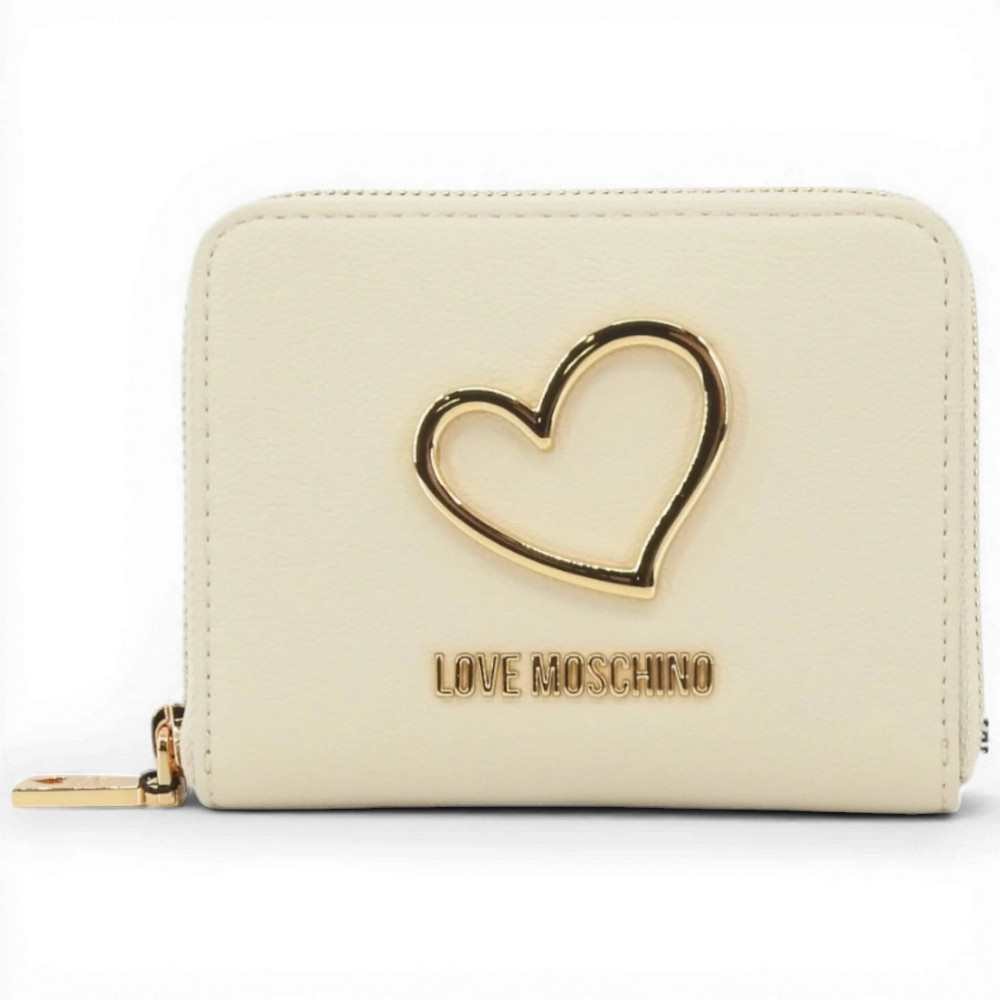 Love Moschino Geldbörse Frau Elfenbein in Synthetisch