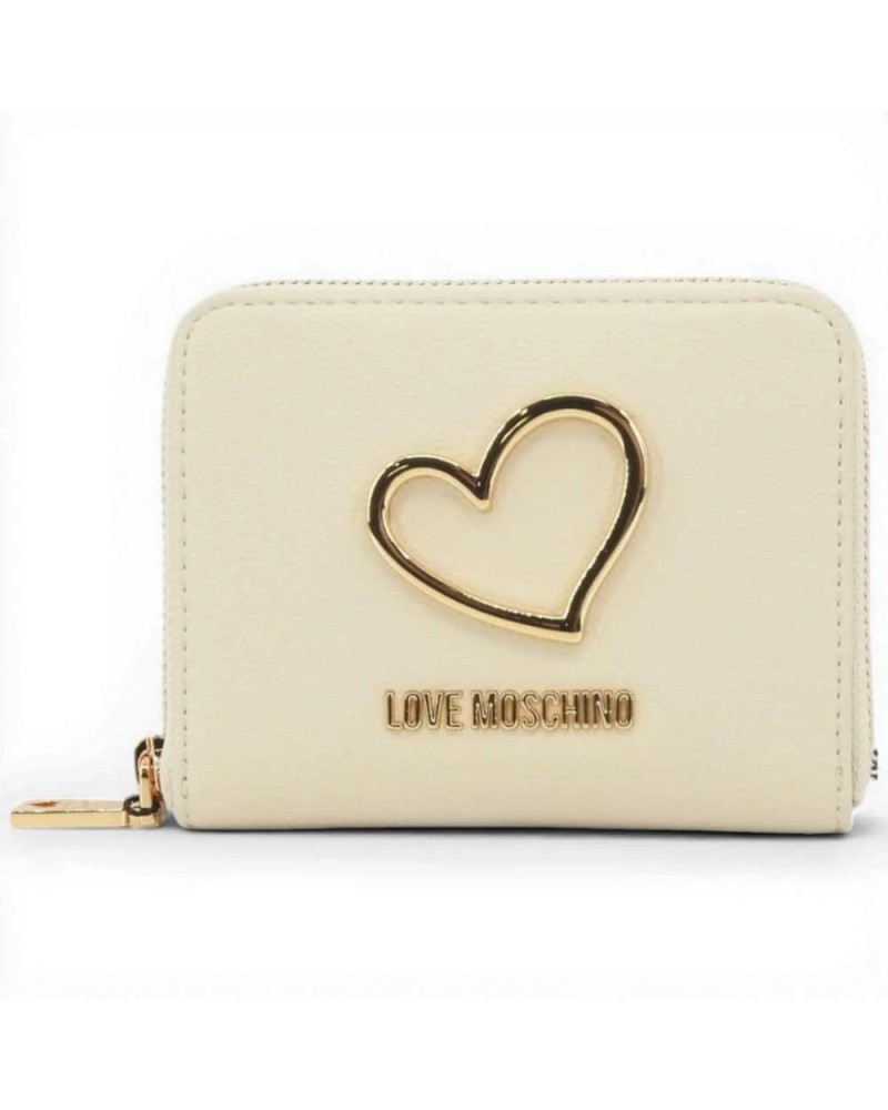 Love Moschino Geldbörse Frau Elfenbein in Synthetisch