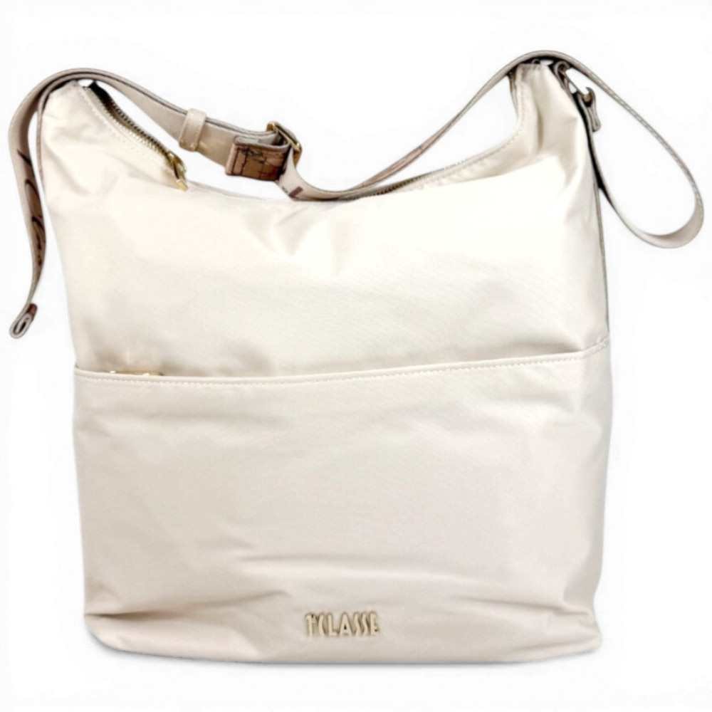 Alviero Martini 1 Classe Breeze Nylon Frau Champagner Handtasche aus Stoff