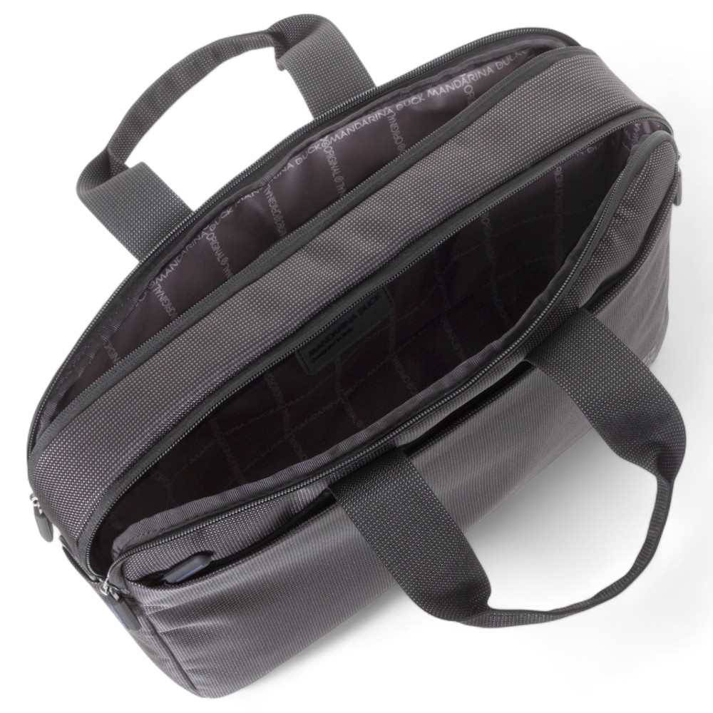 Dossier deux poignées Mandarina Duck encre noire de district - P10kpc0316Z