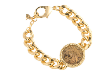 armband vrouw Federica Rossi Jewels munten_verzameling