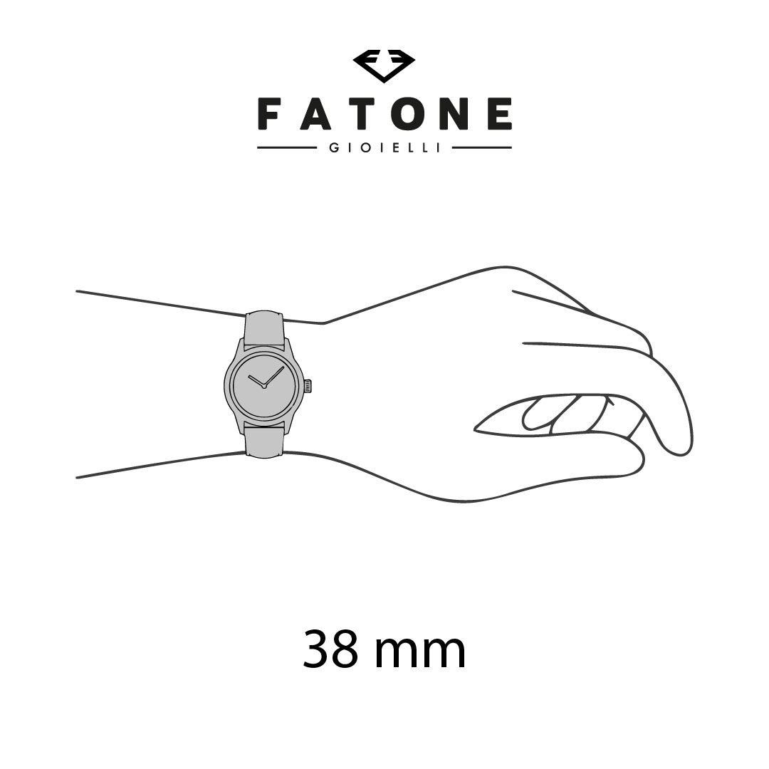 Unisex horloge Mondia mi-808-ss-13bk-oy 38 mm