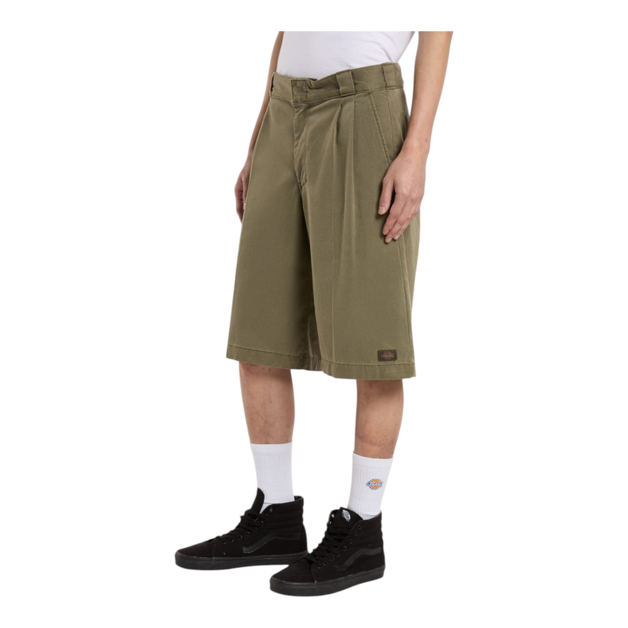 jorts dickies unionville 13 in work short - military green