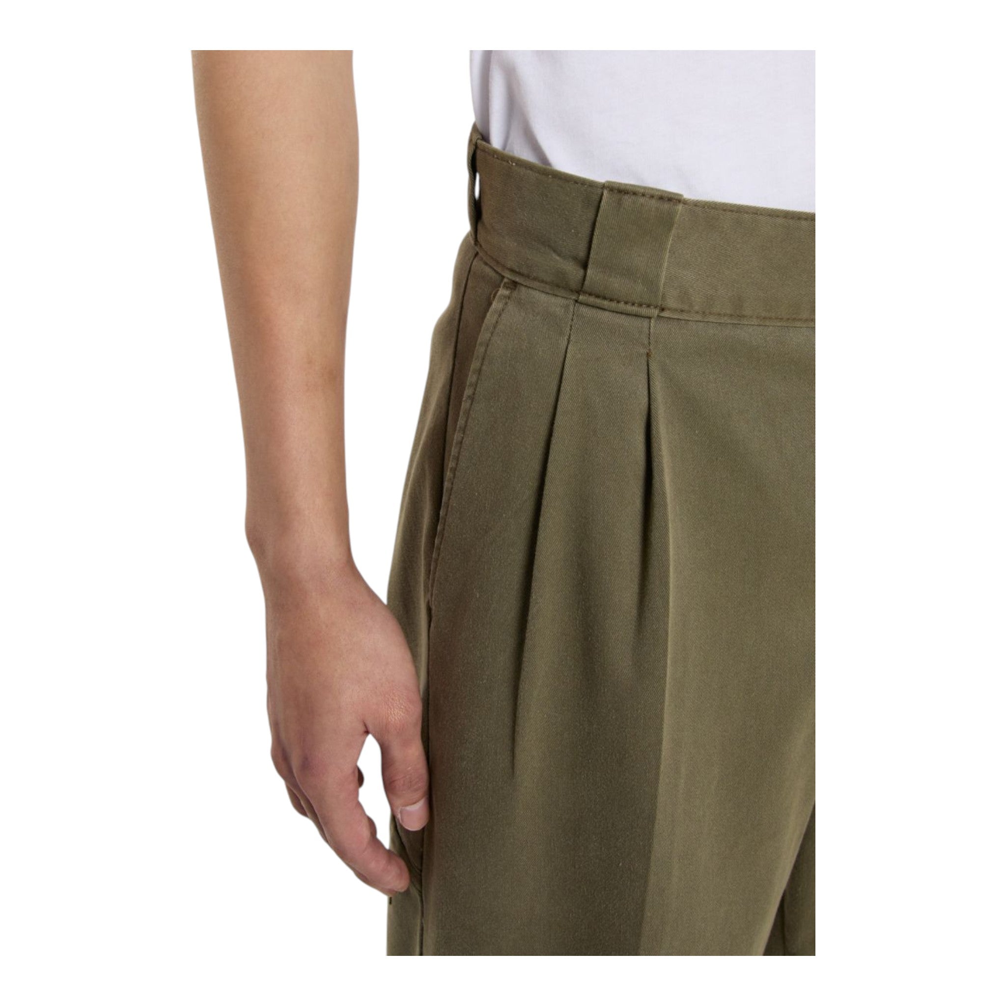 jorts dickies unionville 13 in work short - military green