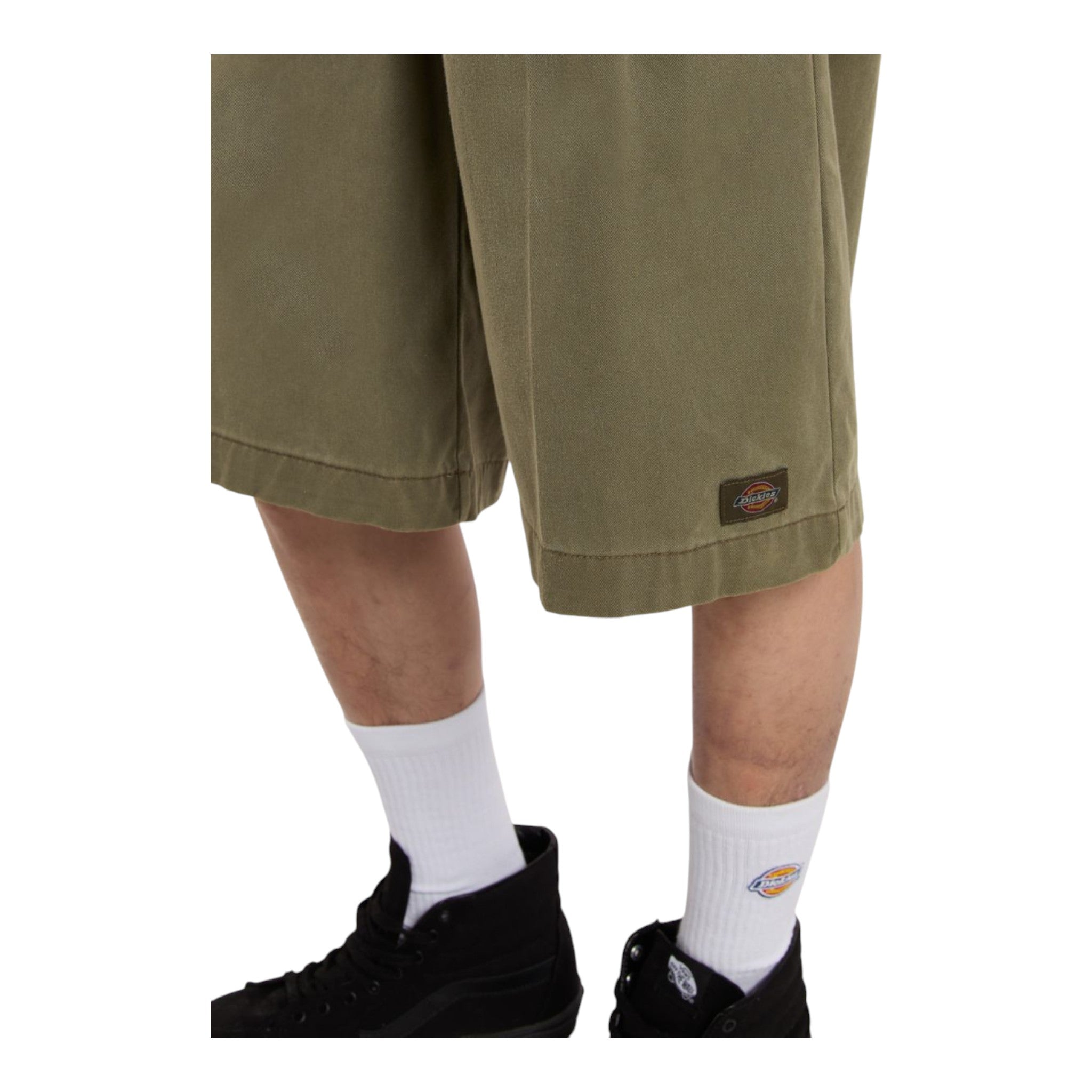 jorts dickies unionville 13 in work short - military green