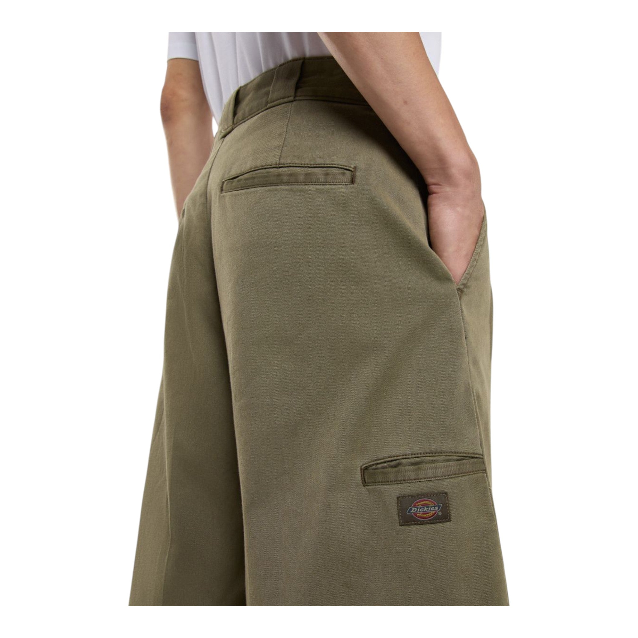 jorts dickies unionville 13 in work short - military green