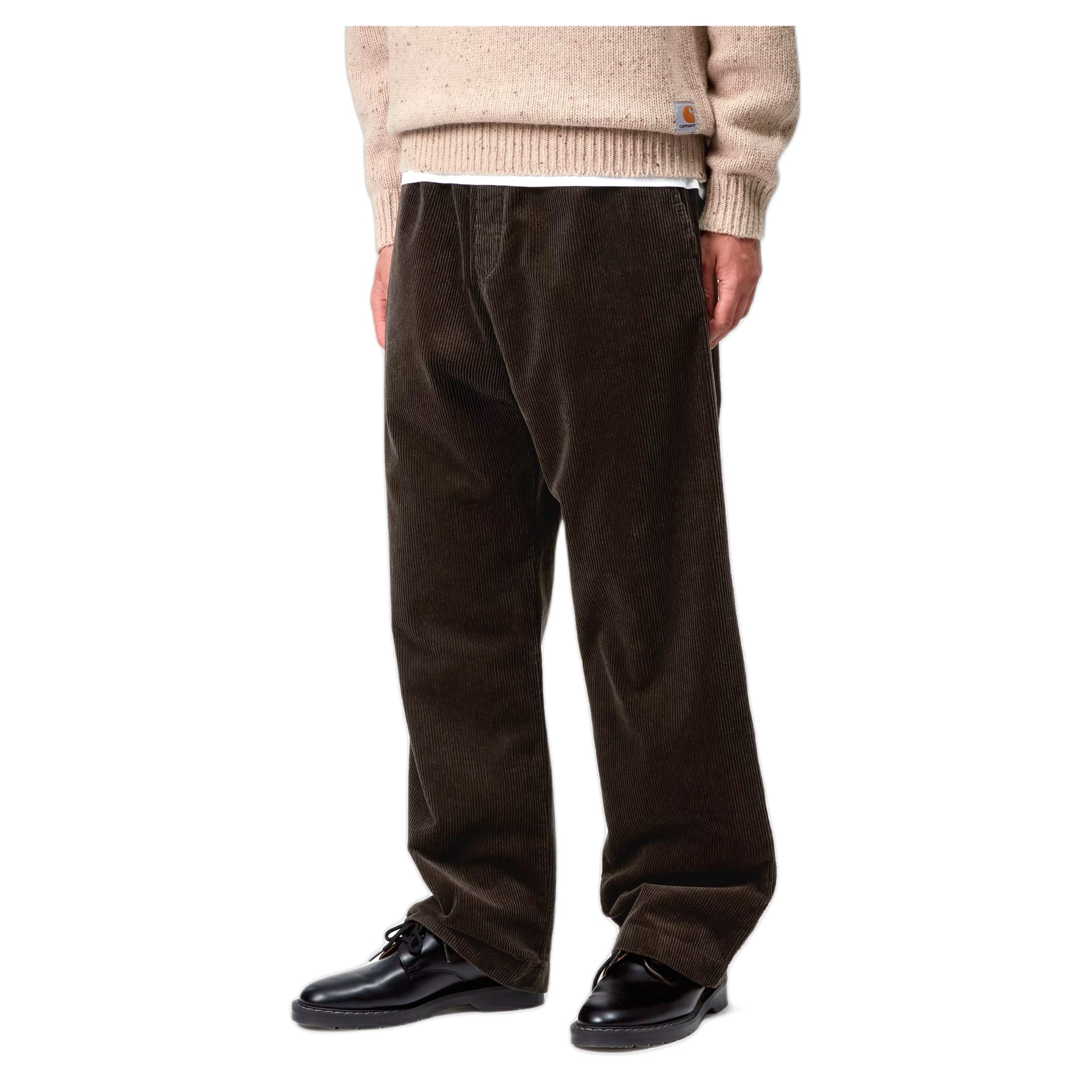 pantaloni carhartt wip floyde pant - tobacco rinsed