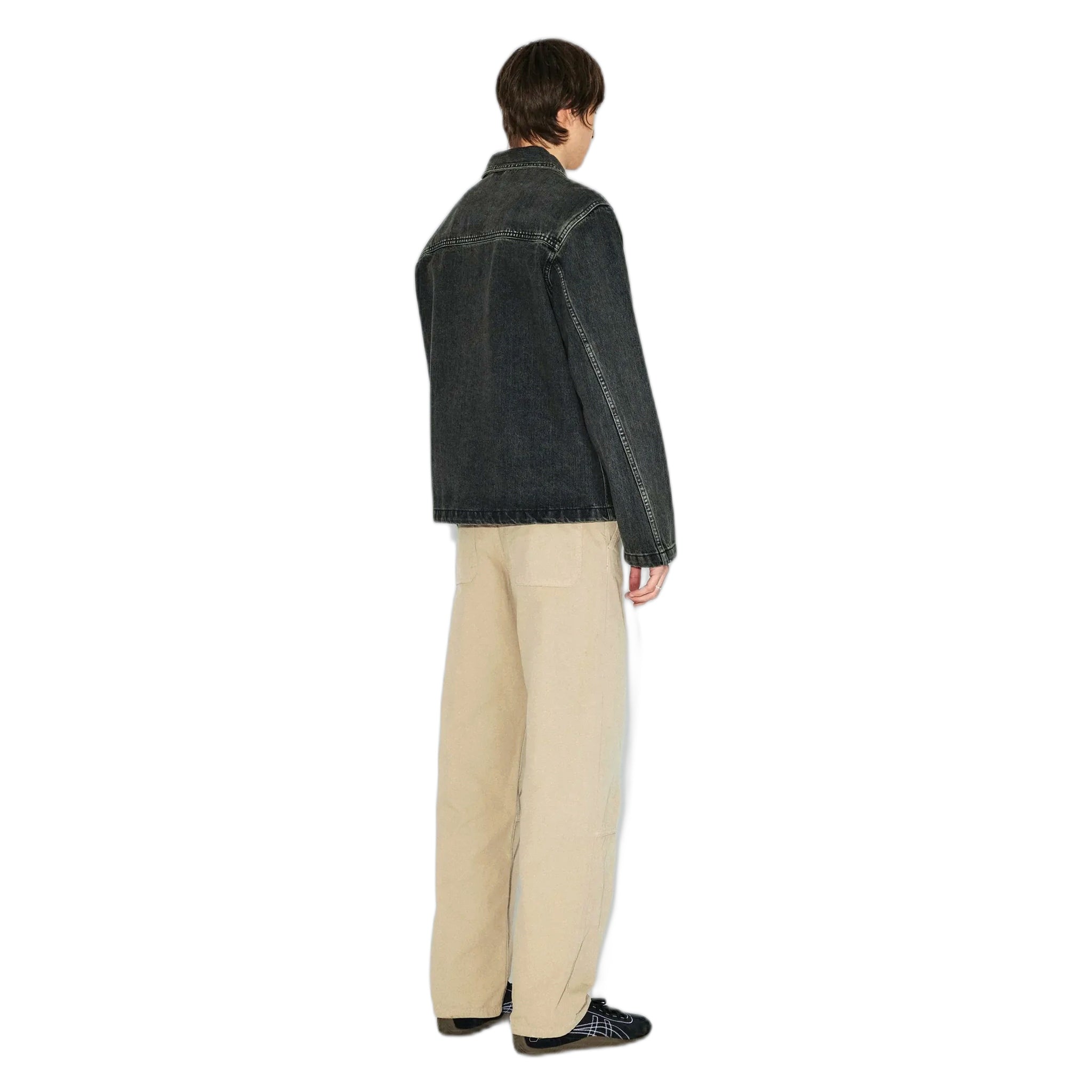 jacket dr denim evon worker jacket - aged black