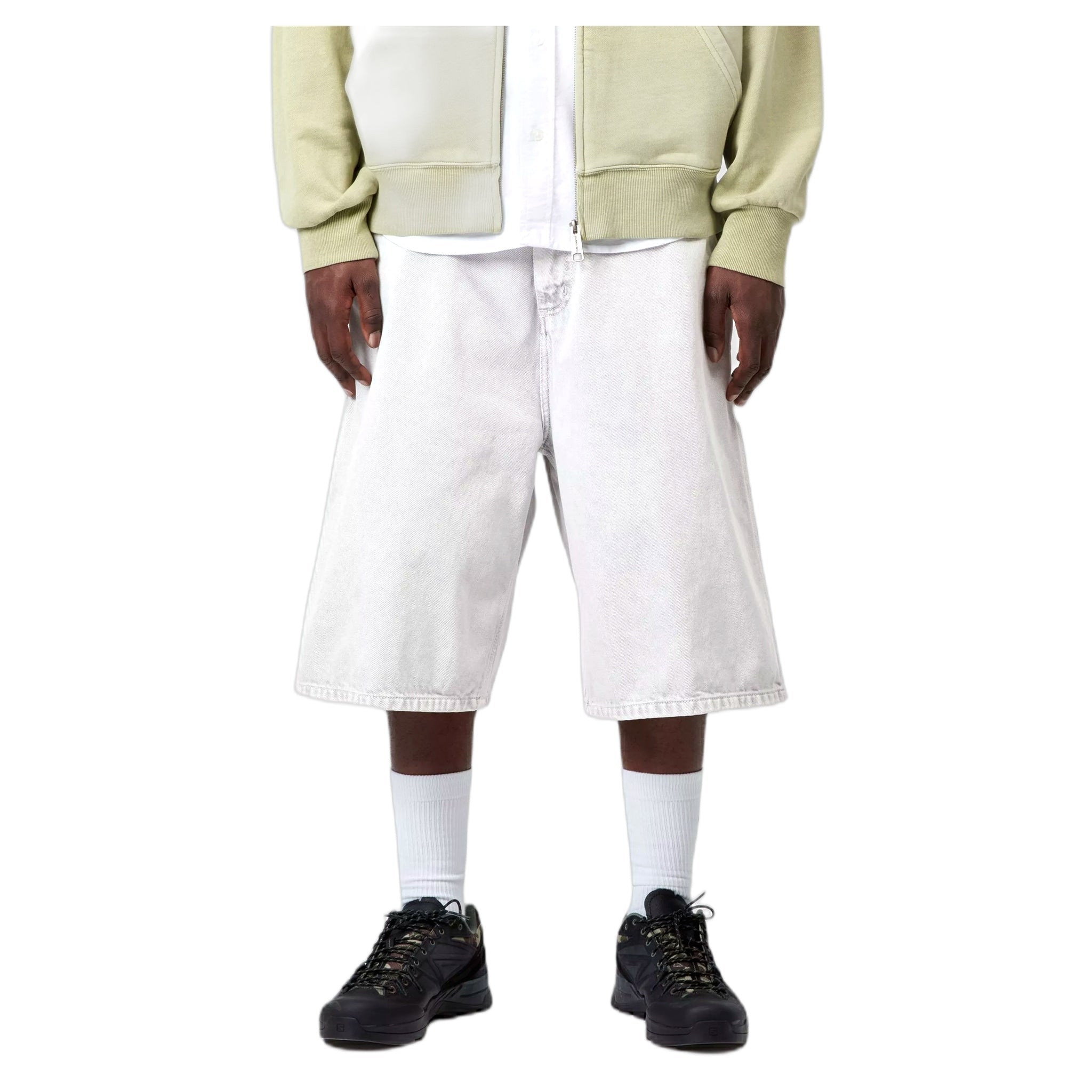 bermuda Carhartt Wip og simple rodilla corto - negro tiza lavado