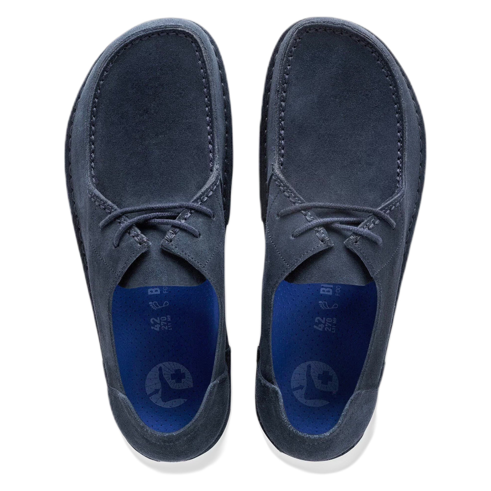 shoes shoes Birkenstock utti lace suede leather - new navy