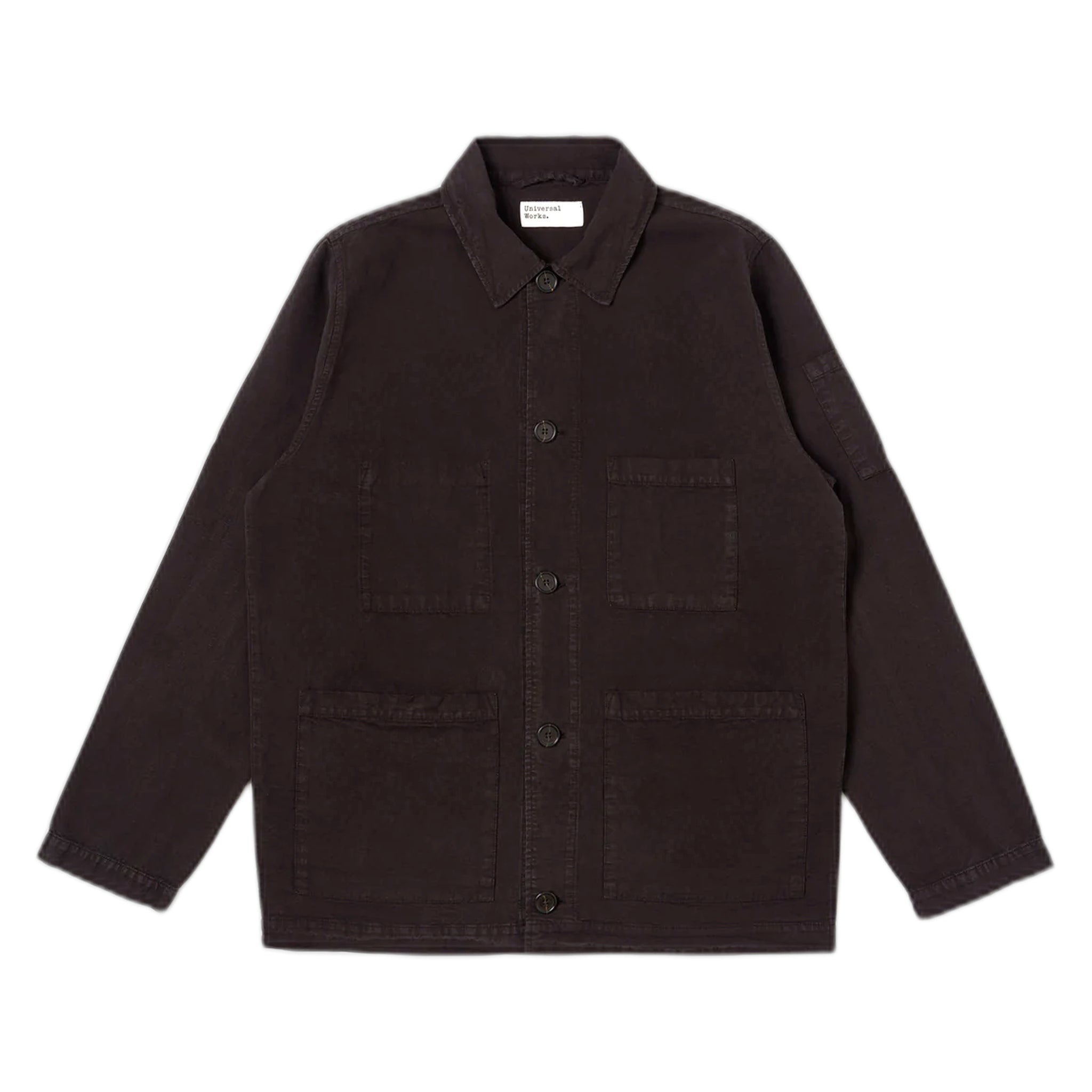 chaqueta Universal Works tapar toda la chaqueta lyo lino mezcla - licorice