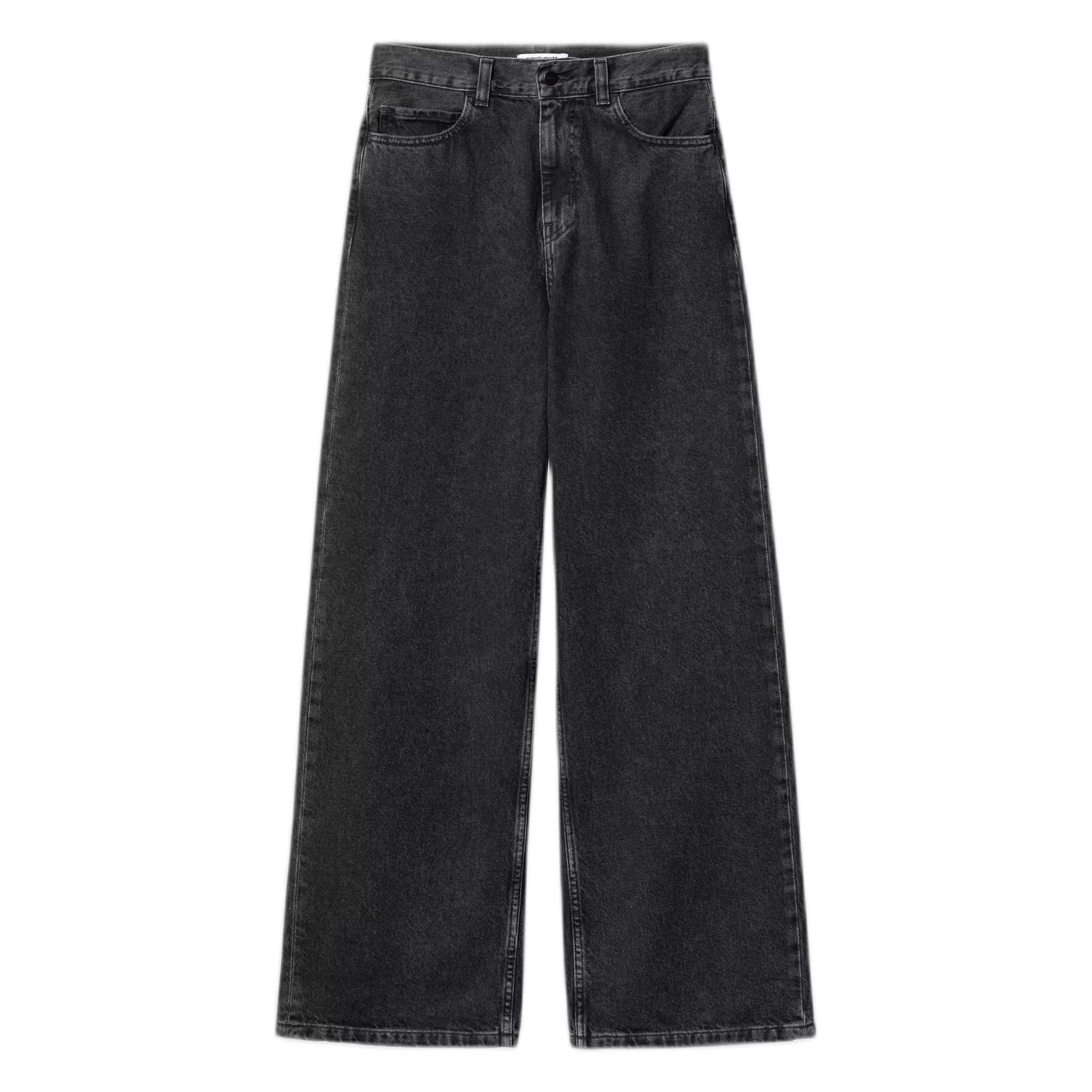 jeans carhartt wip w' jane pant - black heavy stone wash