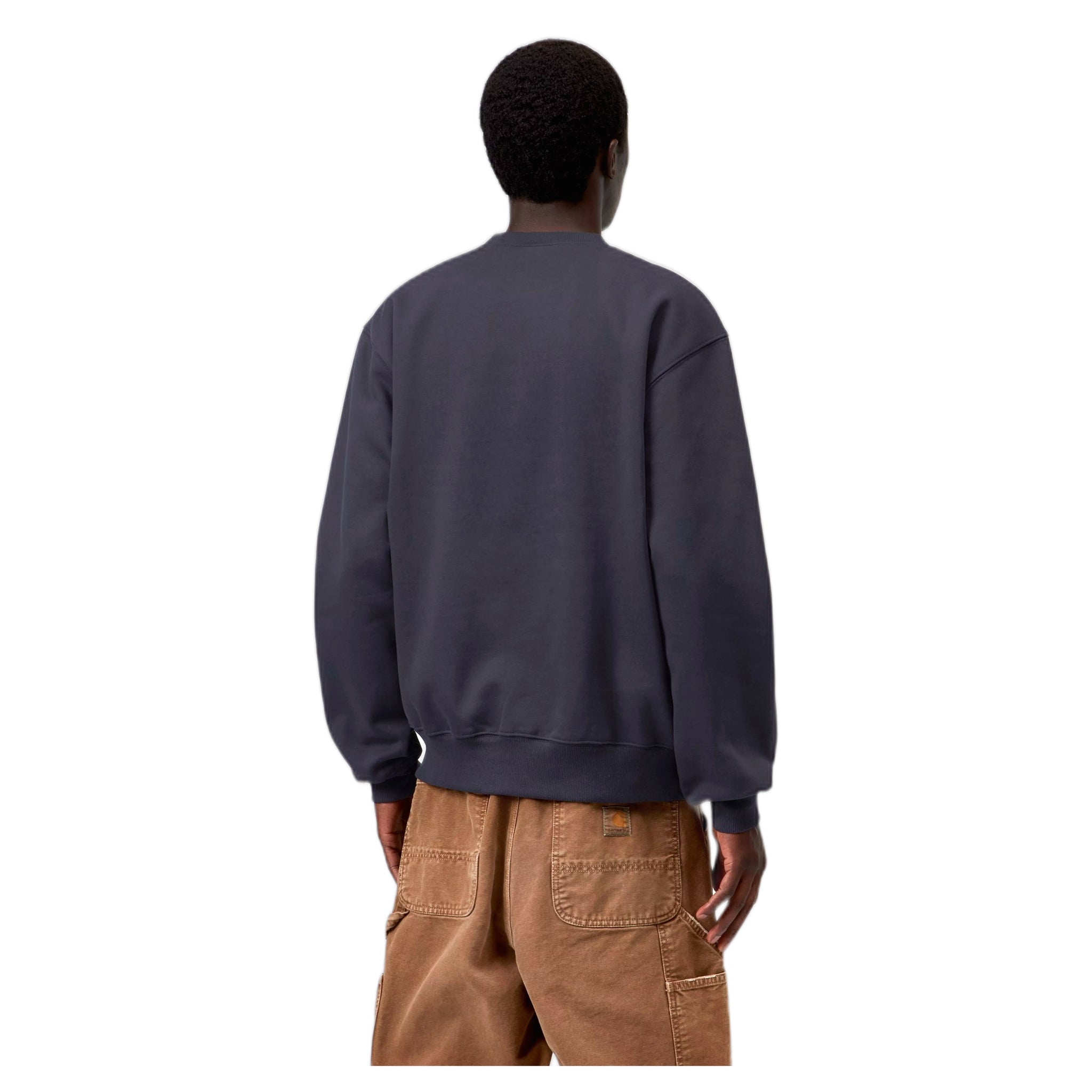 felpa carhartt wip carhartt sweatshirt - dark navy / dark scarab