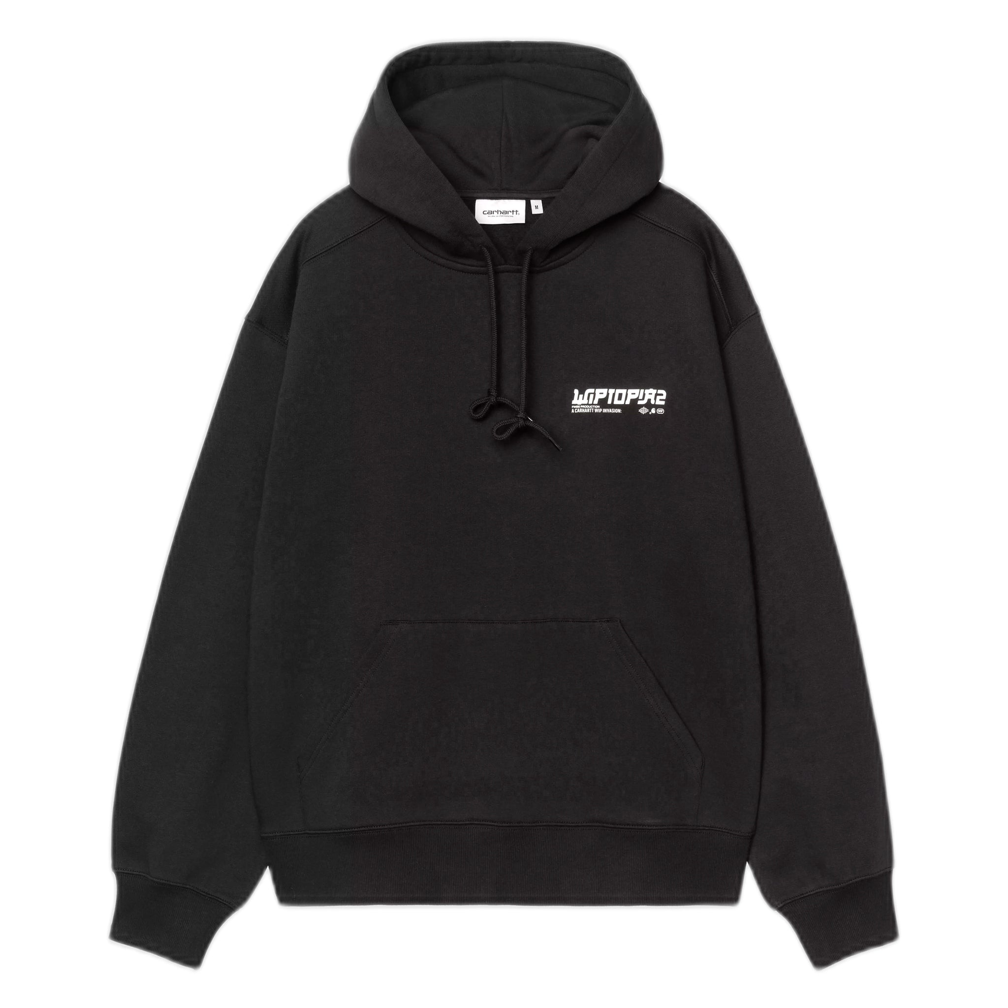 fenol Carhartt Wip hooded wiptopia 2 sudor - negro