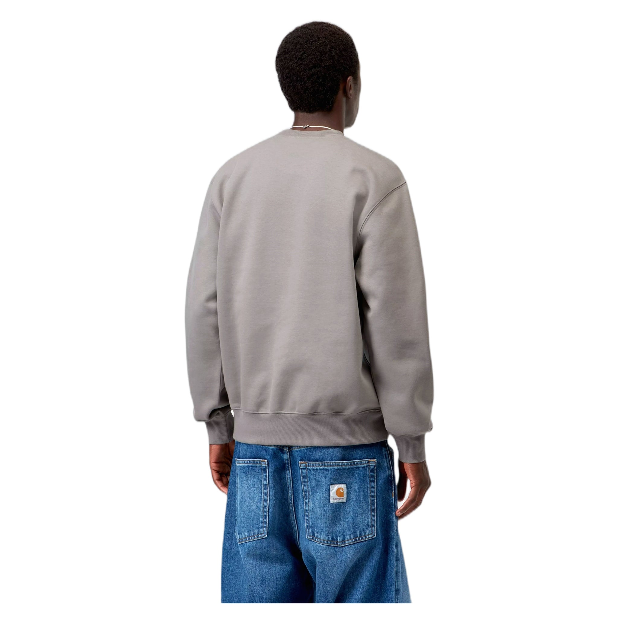 phenol Carhartt Wip carhartt sweatshirt - shady grey / dark navy