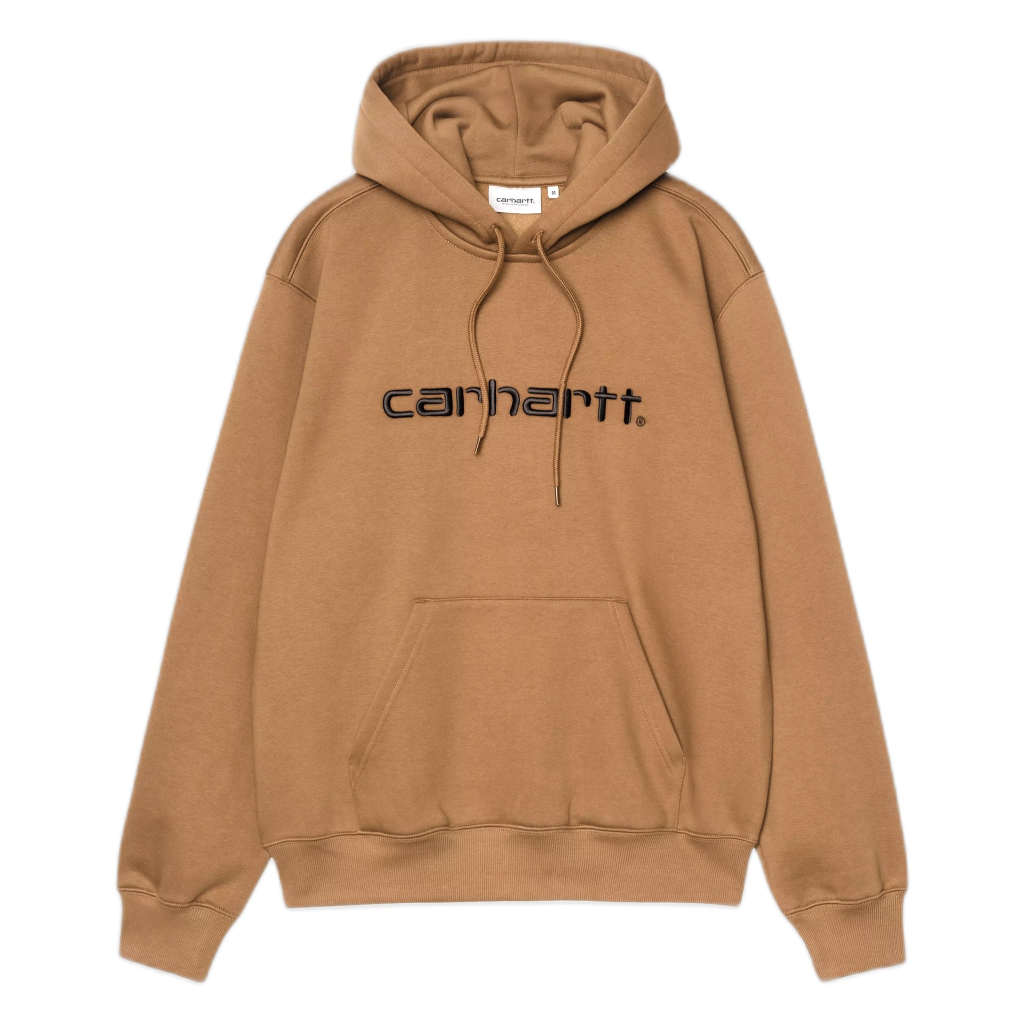 phenol Carhartt Wip hooded carhartt sweatshirt - wip h brown / black