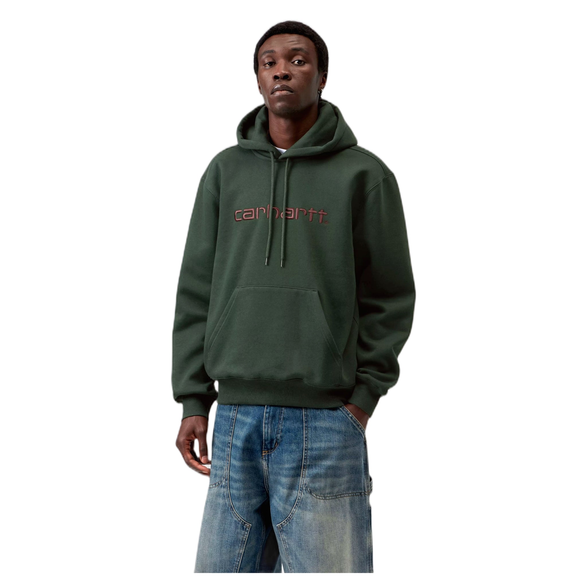 fenol Carhartt Wip sudadera de carhartt capucha - bufanda oscura / palisander