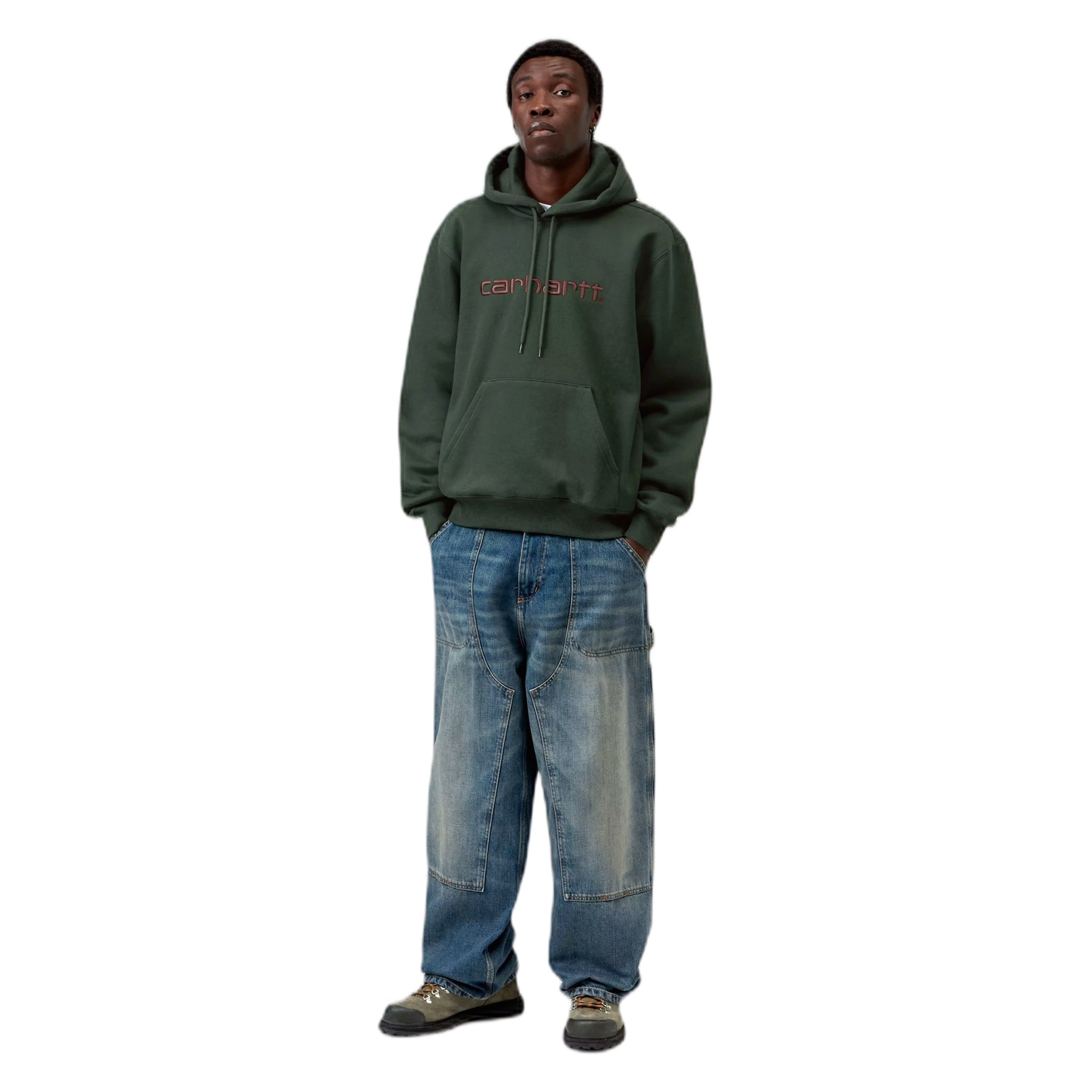 fenol Carhartt Wip sudadera de carhartt capucha - bufanda oscura / palisander