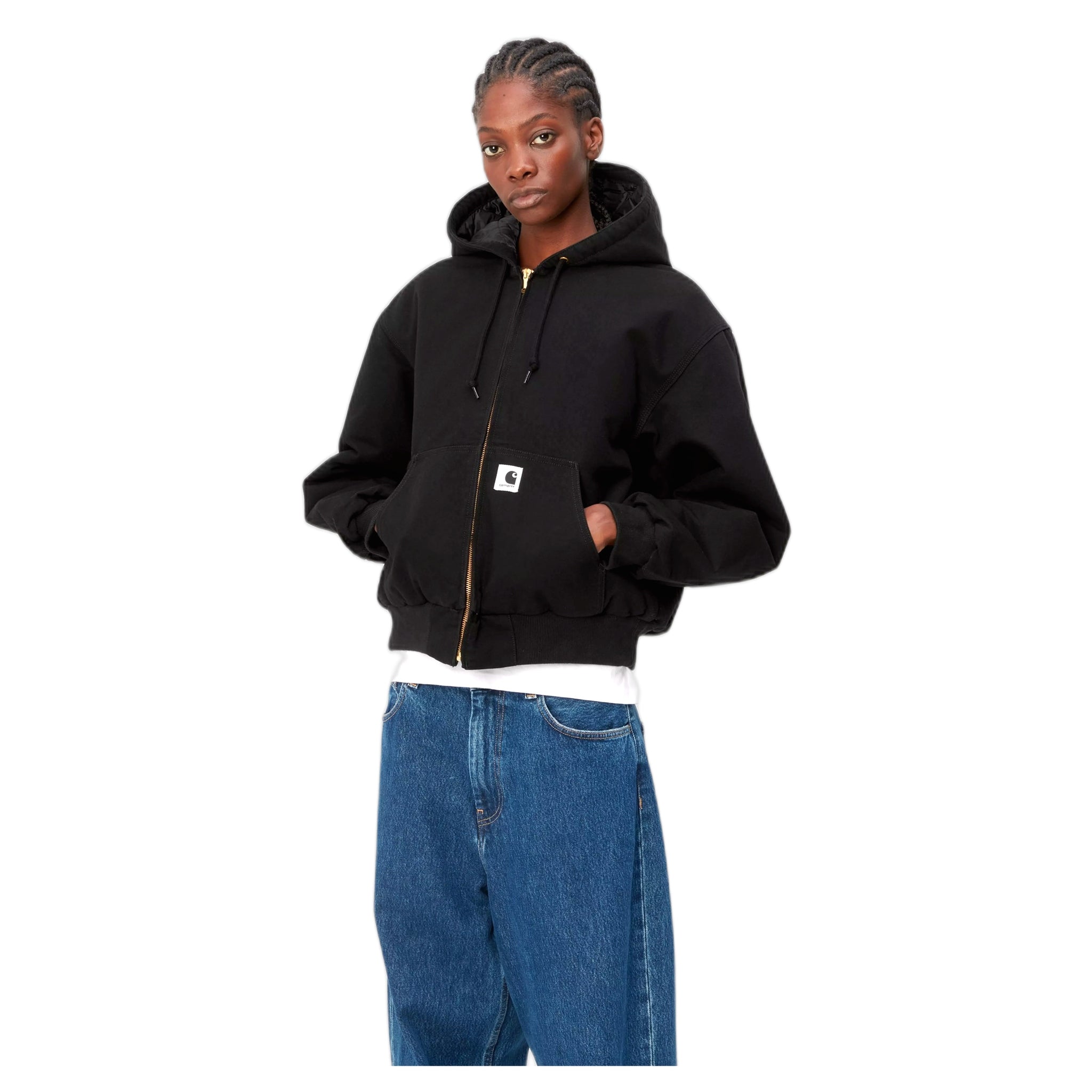 chaqueta Carhartt Wip w' og chaqueta activa - enjuague negro
