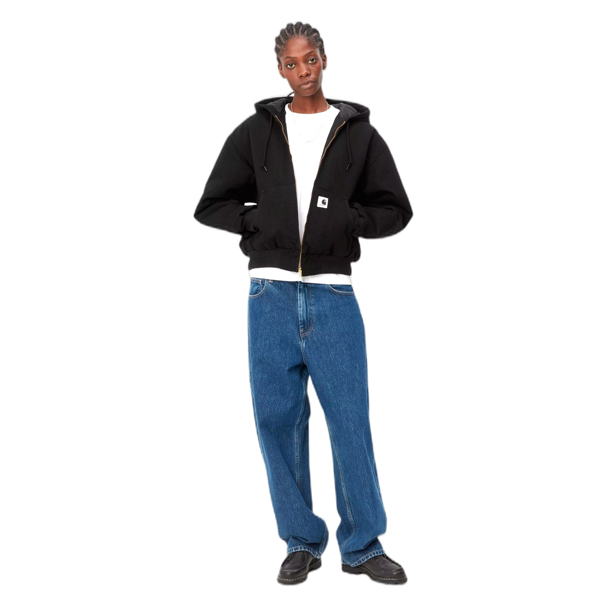 chaqueta Carhartt Wip w' og chaqueta activa - enjuague negro