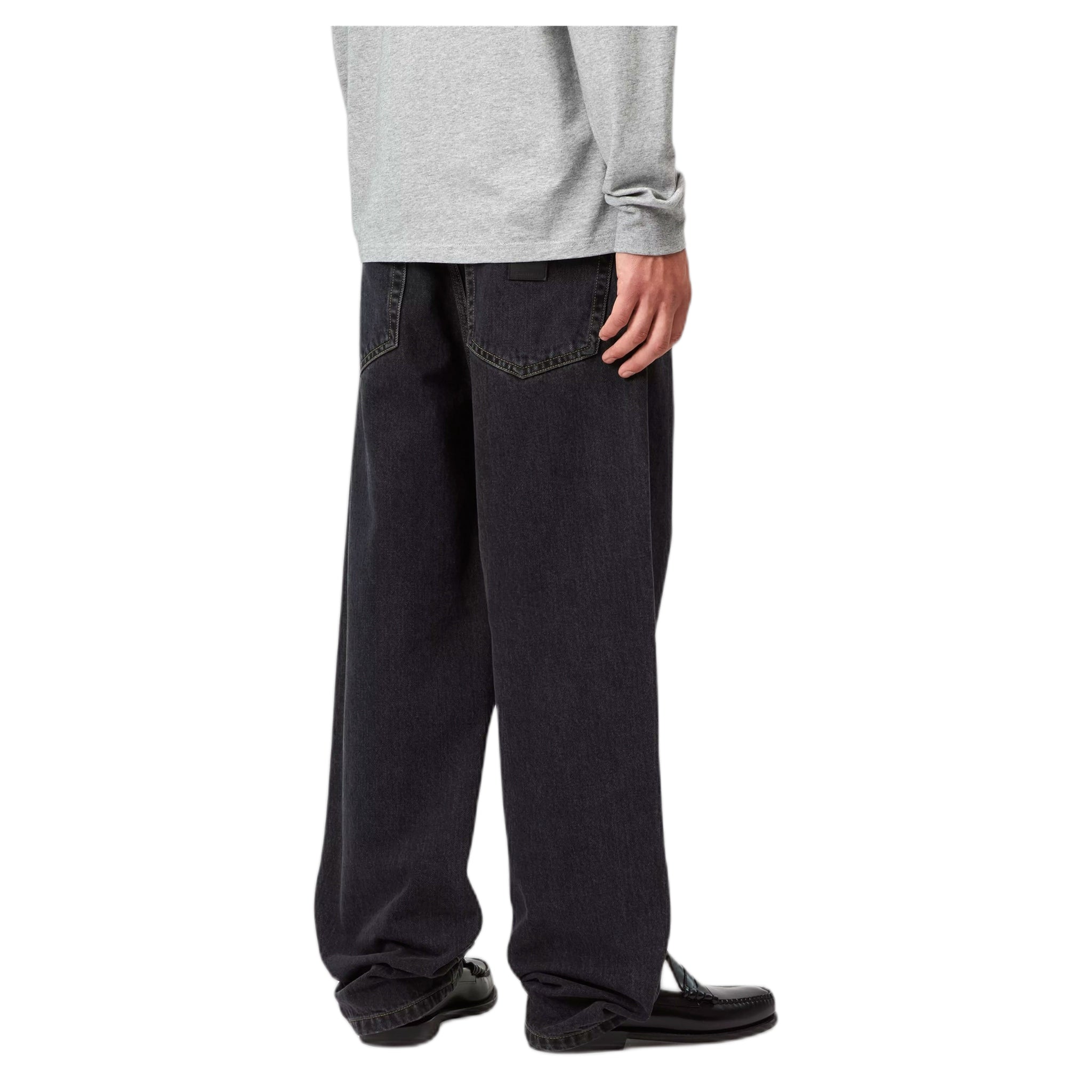 jeans carhartt wip aaron pant - black stone wash