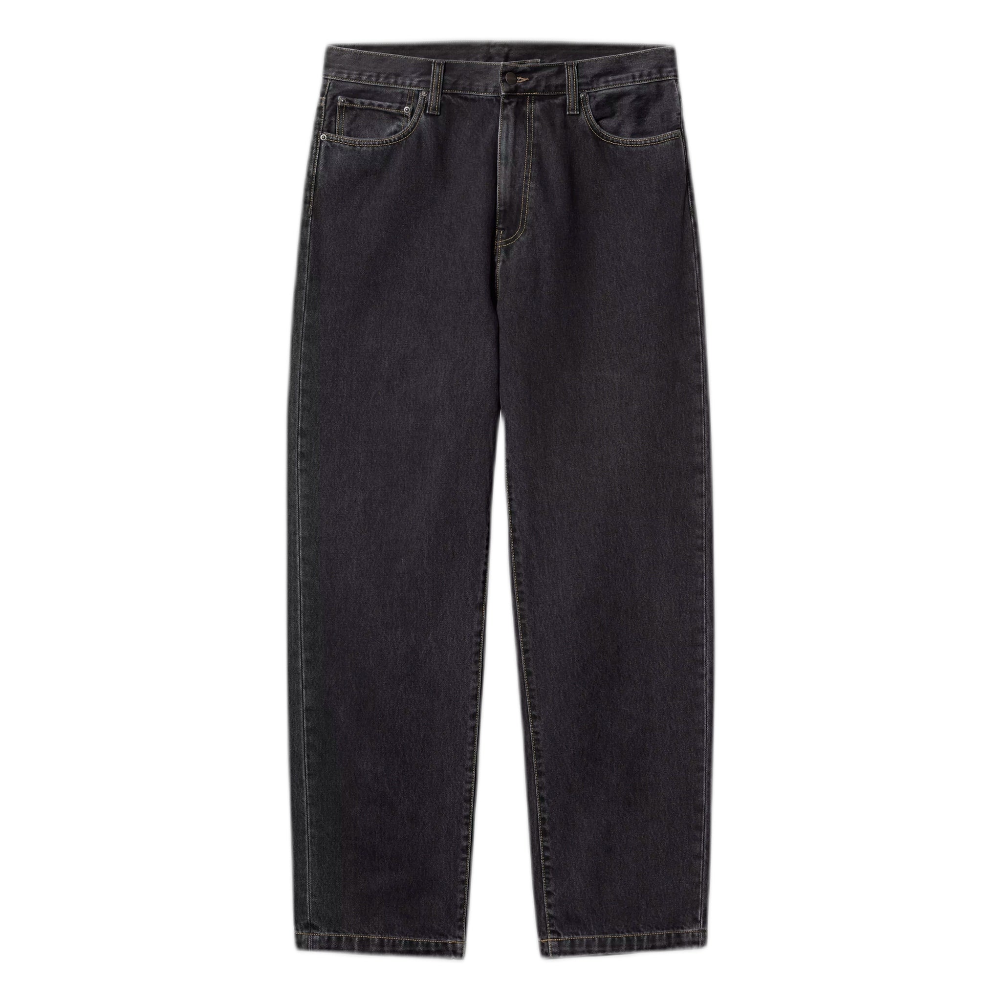 jeans carhartt wip aaron pant - black stone wash