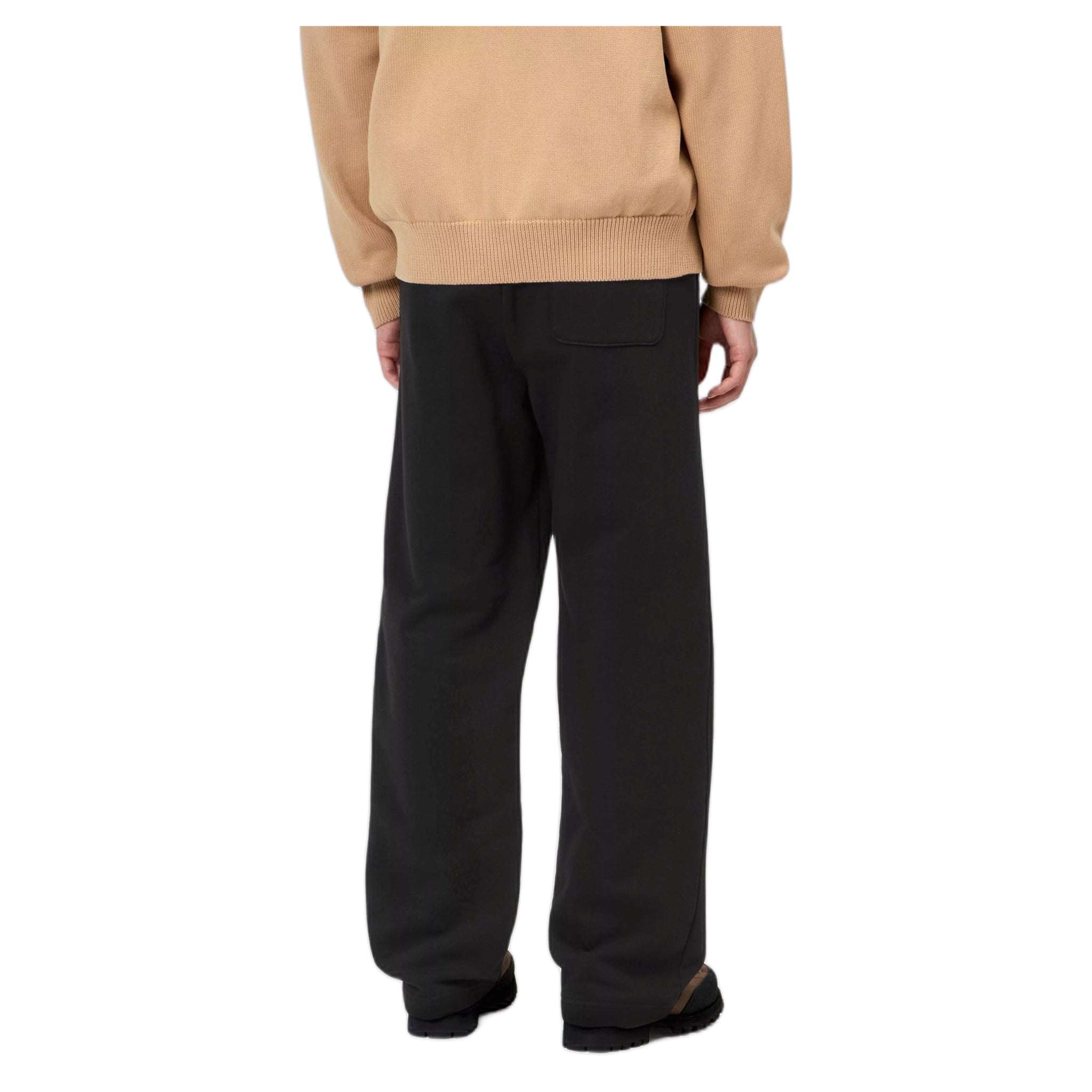 pants trousers Carhartt Wip w' cassie sweat pant - black/silver