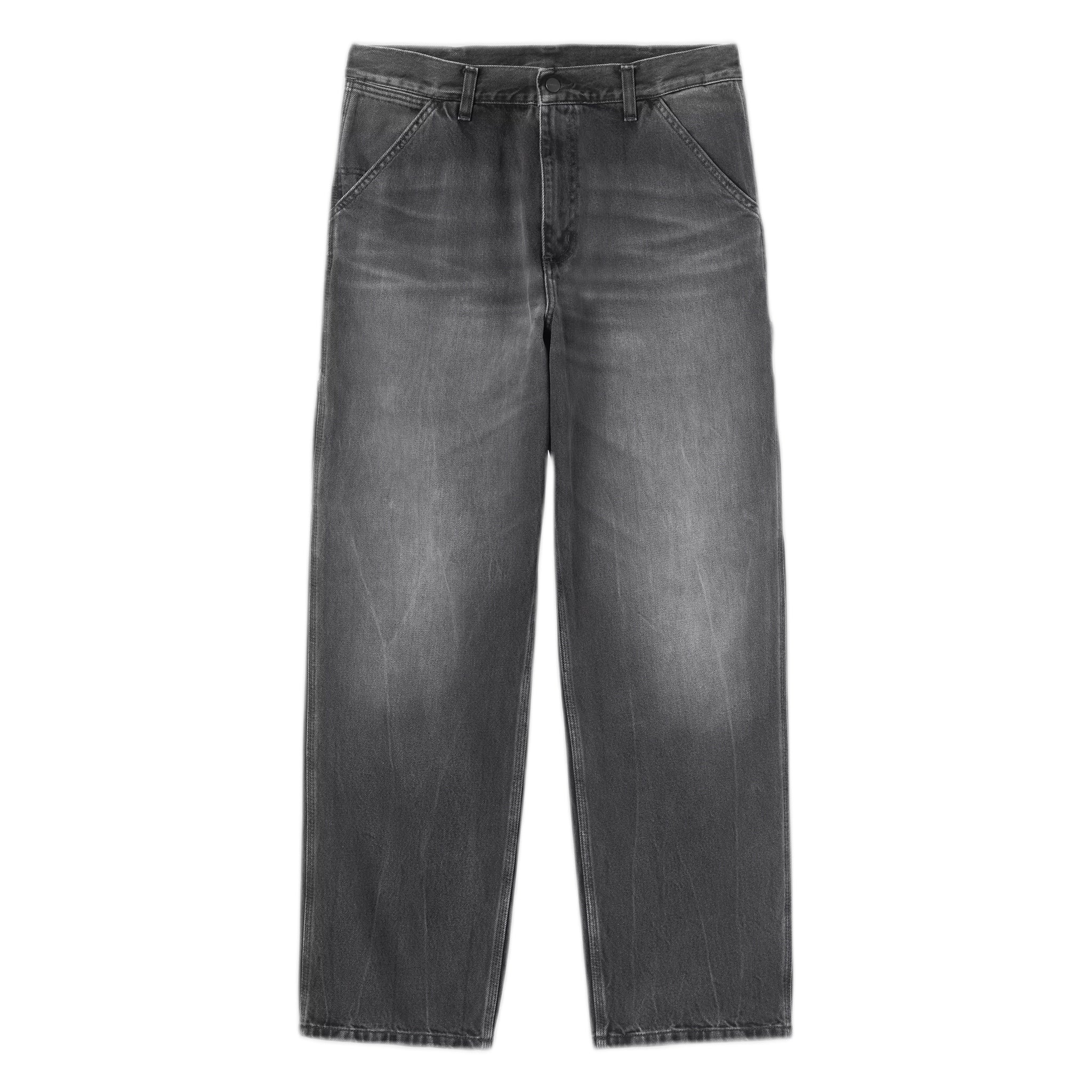 jeans jeans Carhartt Wip single knee pant - black marble used wash