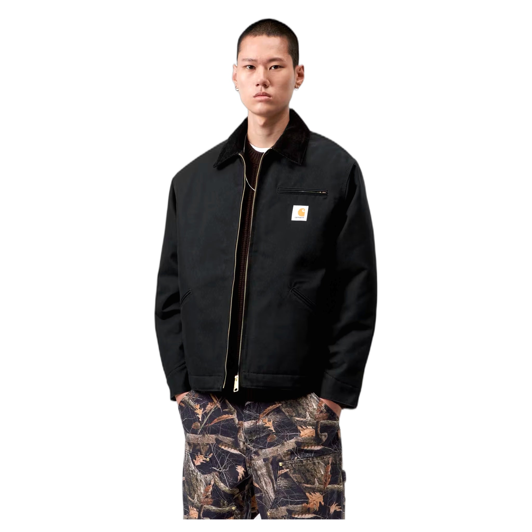 jacket Carhartt Wip og detroit jacket - black / black rigid