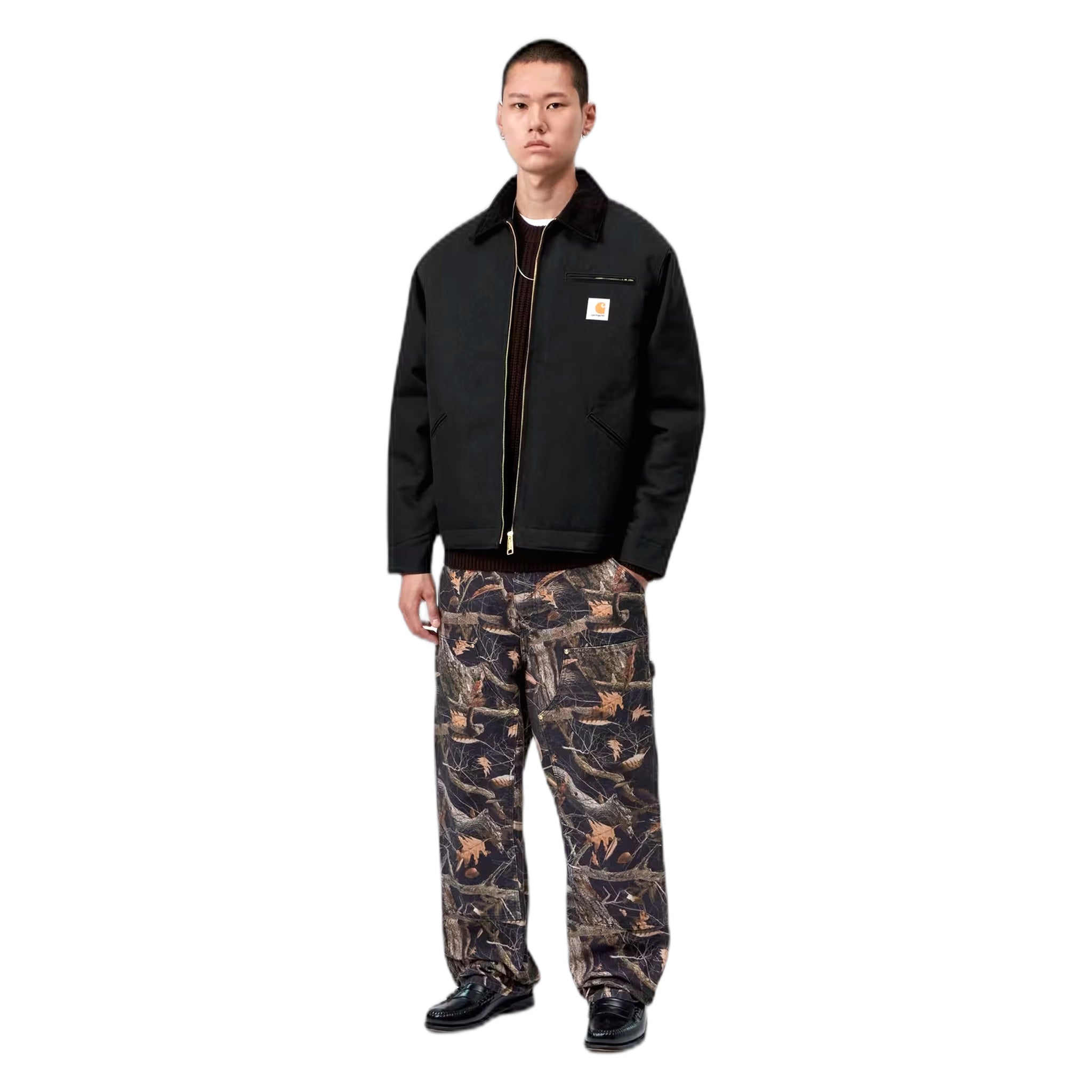 jacket Carhartt Wip og detroit jacket - black / black rigid