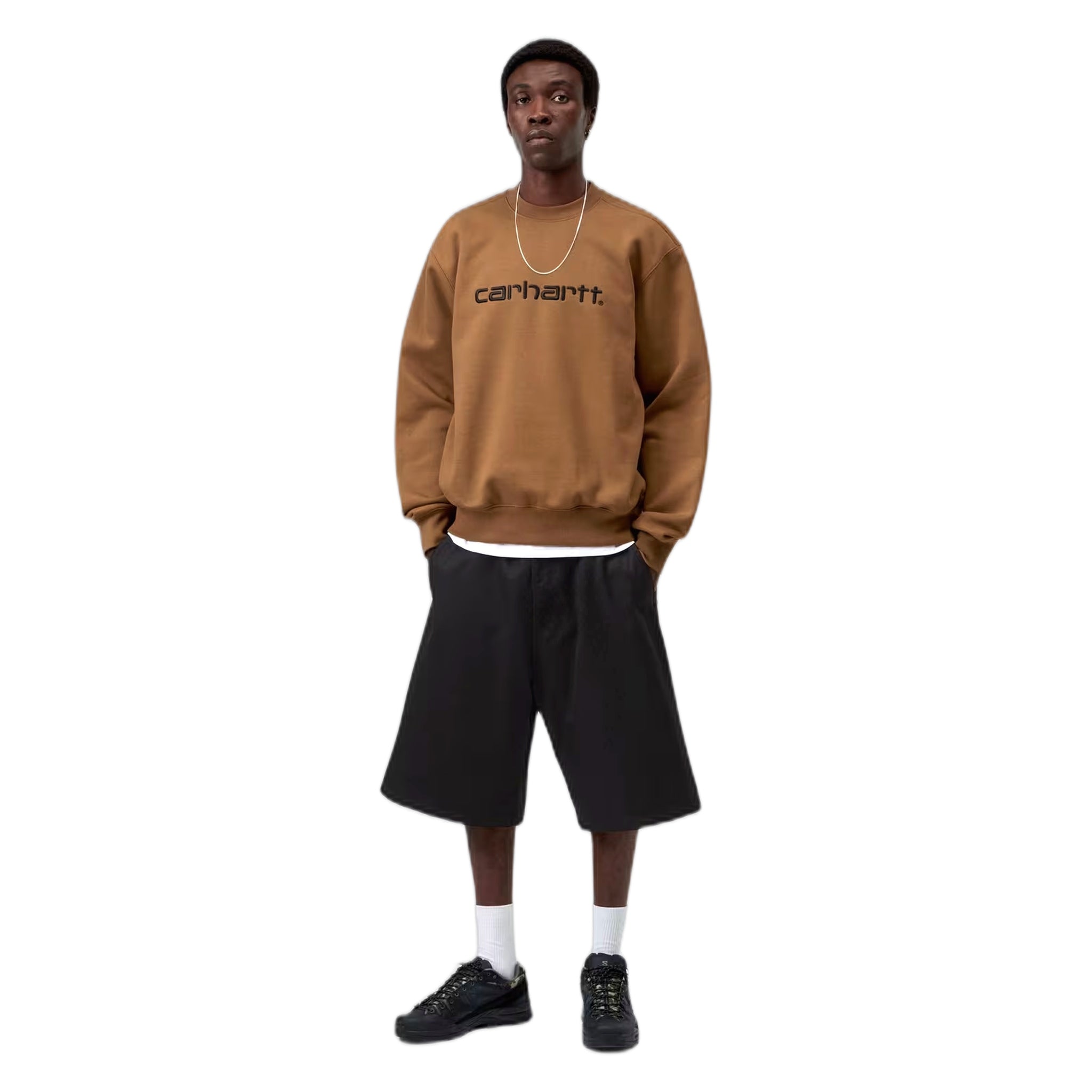 fenol Carhartt Wip sudor de carhartt - wip h marrón / negro