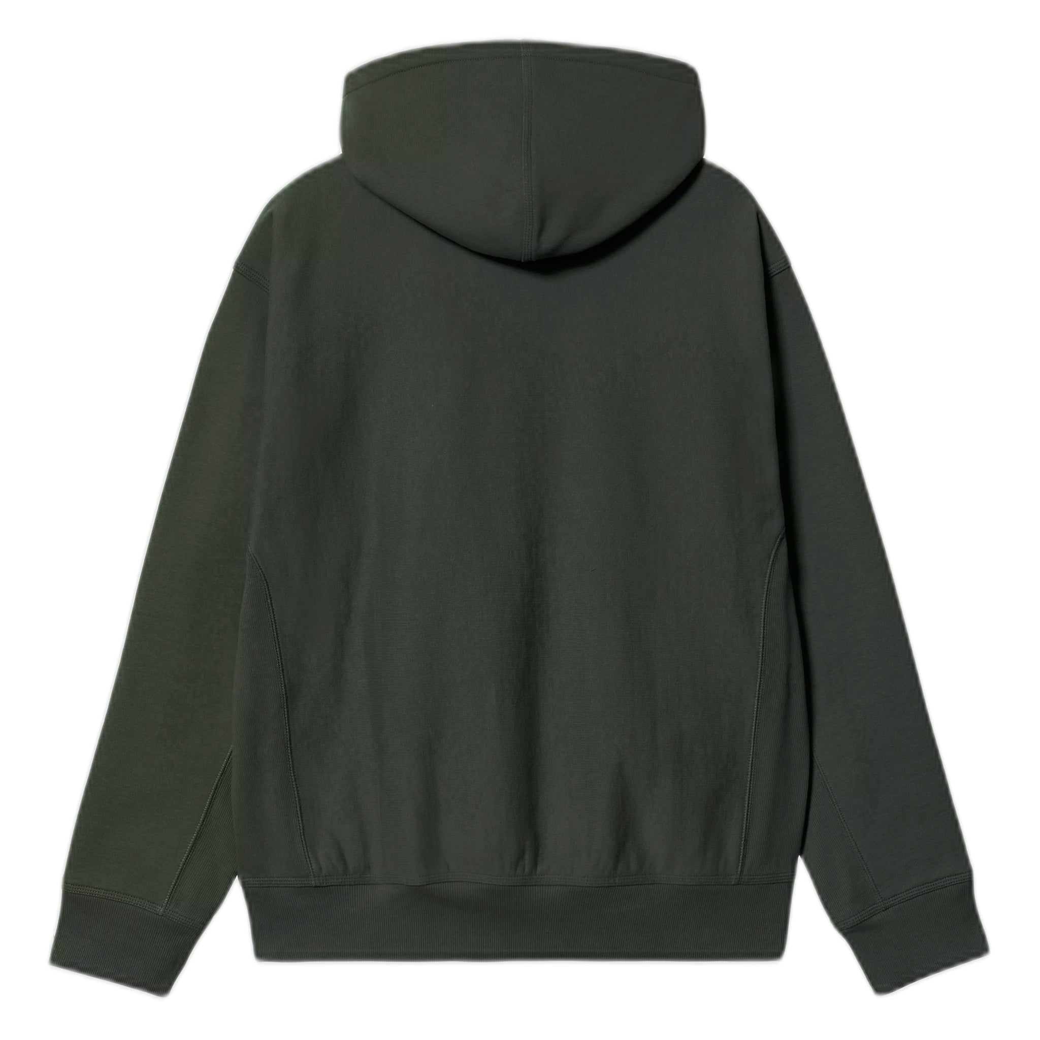 phenol Carhartt Wip hooded american script sweatshirt - raven