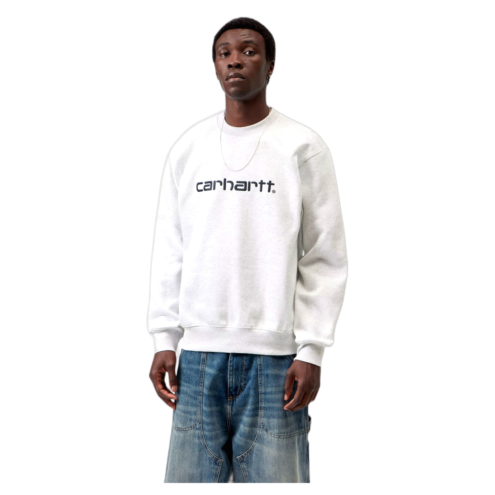 phenol Carhartt Wip carhartt sweat - ash heather / graphite